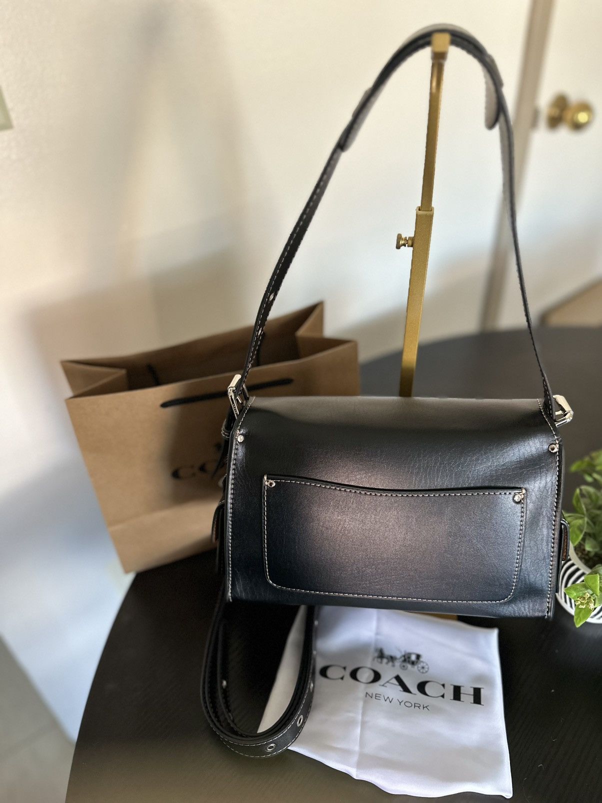 Coach Coach Cargo Western Turn-Lock Soft Tabby black Size ONE SIZE - 3 Thumbnail
