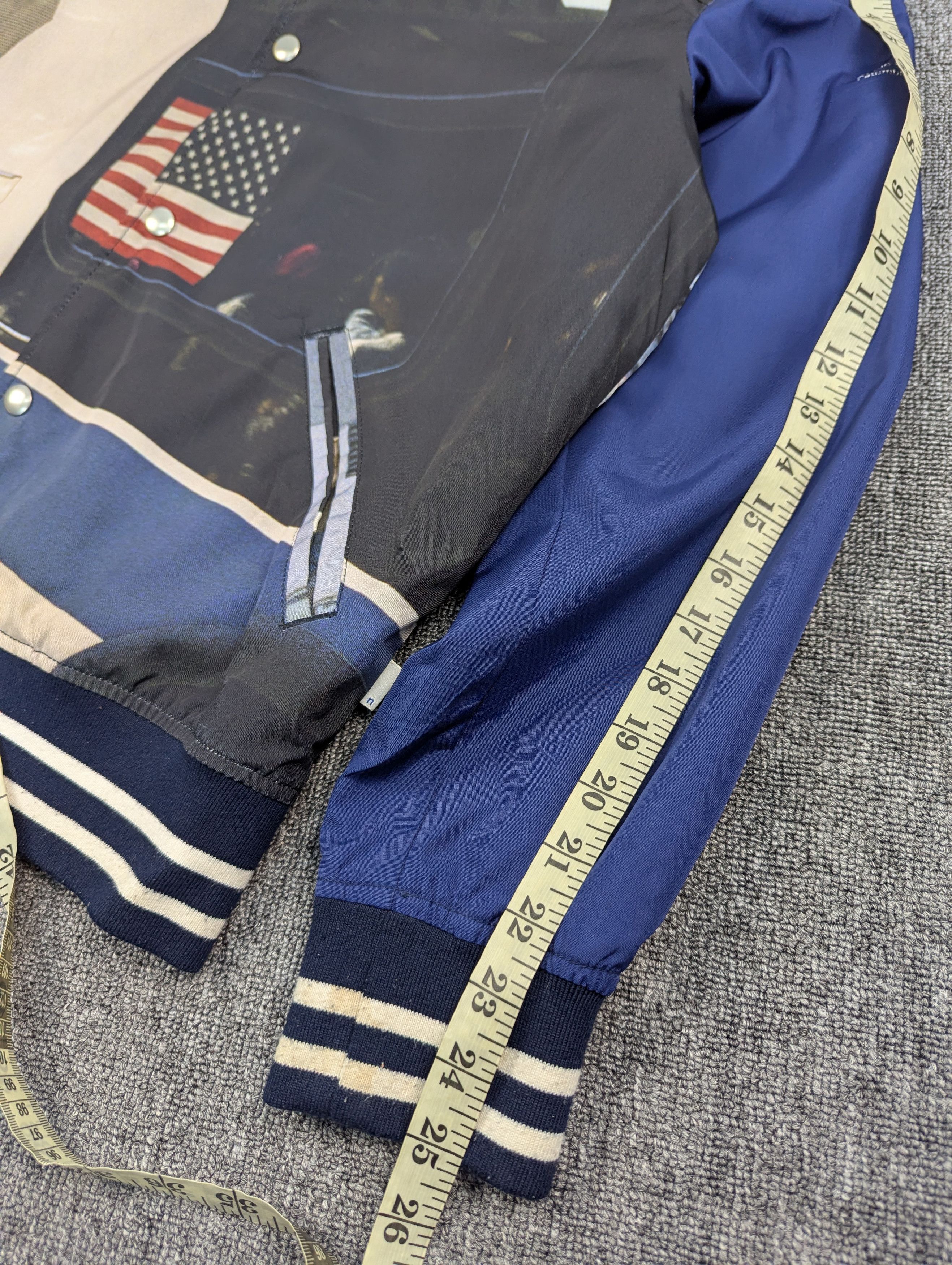 thisisneverthat Thisisneverthat Photo Print Varsity Button Jacket Size US L / EU 52-54 / 3 - 17 Thumbnail