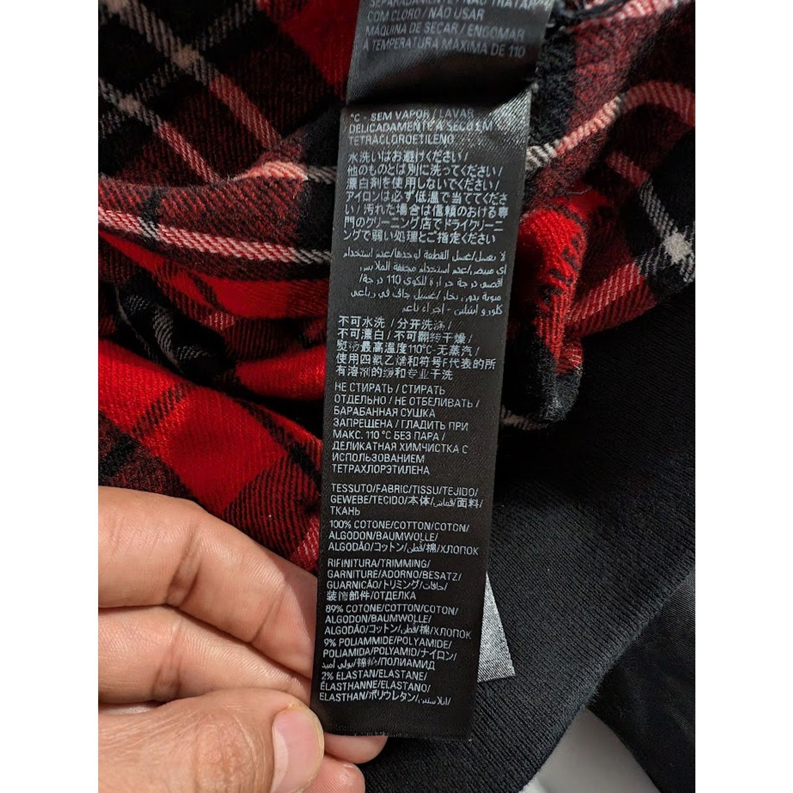 Balenciaga o1rshd1 Paris Jacket in Black Size US S / EU 44-46 / 1 - 21 Thumbnail