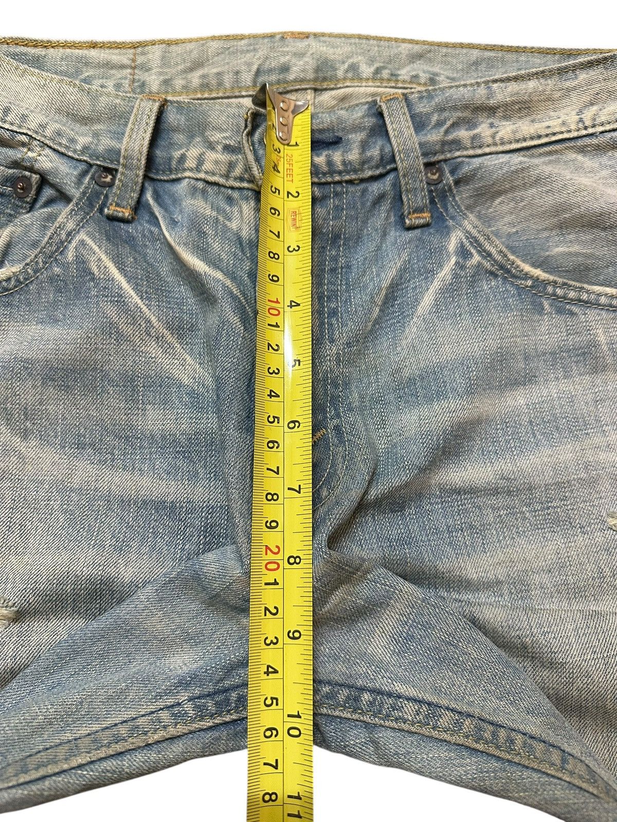 Levi's Vintage 90s Levis 502 Mud Faded Wash Distress Baggy Jeans Size US 31 - 16 Thumbnail