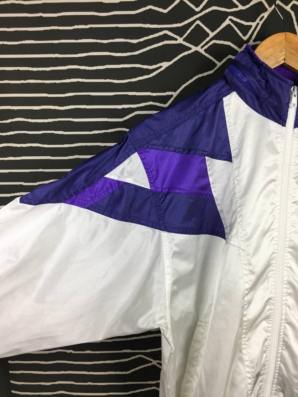Asics Vtg 90s Asics MrDeporte Geometric Color Block Track Jacket Size US M / EU 48-50 / 2 - 5 Thumbnail