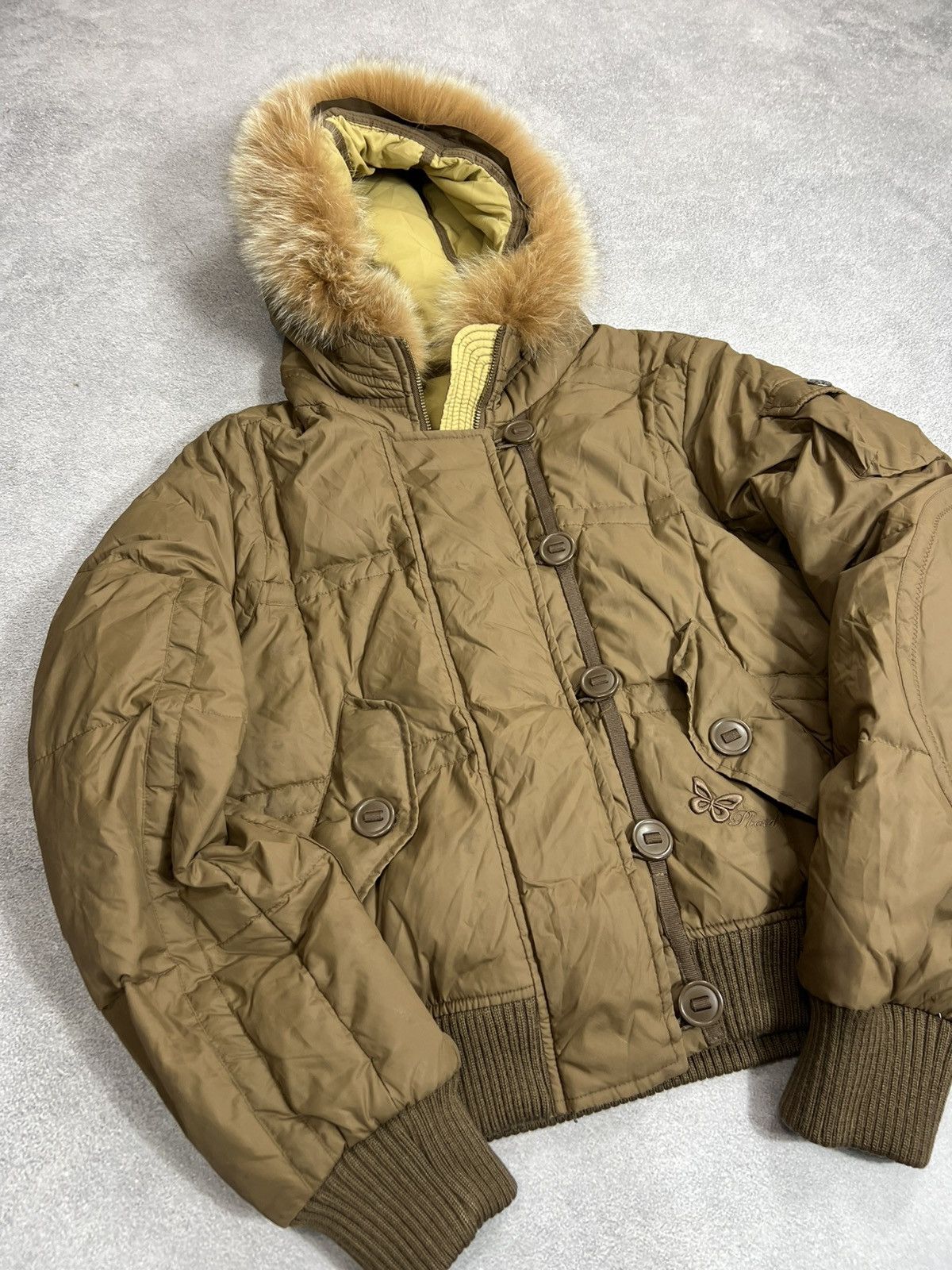 VTG 90s Fur Mohair Retro Japan Style Archive Y2K Jacket