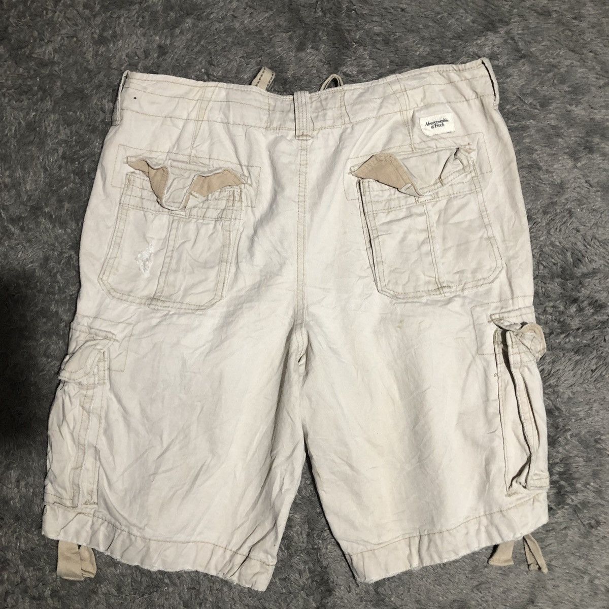 Abercrombie & Fitch × Vintage ABERCROMBIE & FITCH SHORT CARGO PANTS Size US 36 / EU 52 - 2 Thumbnail