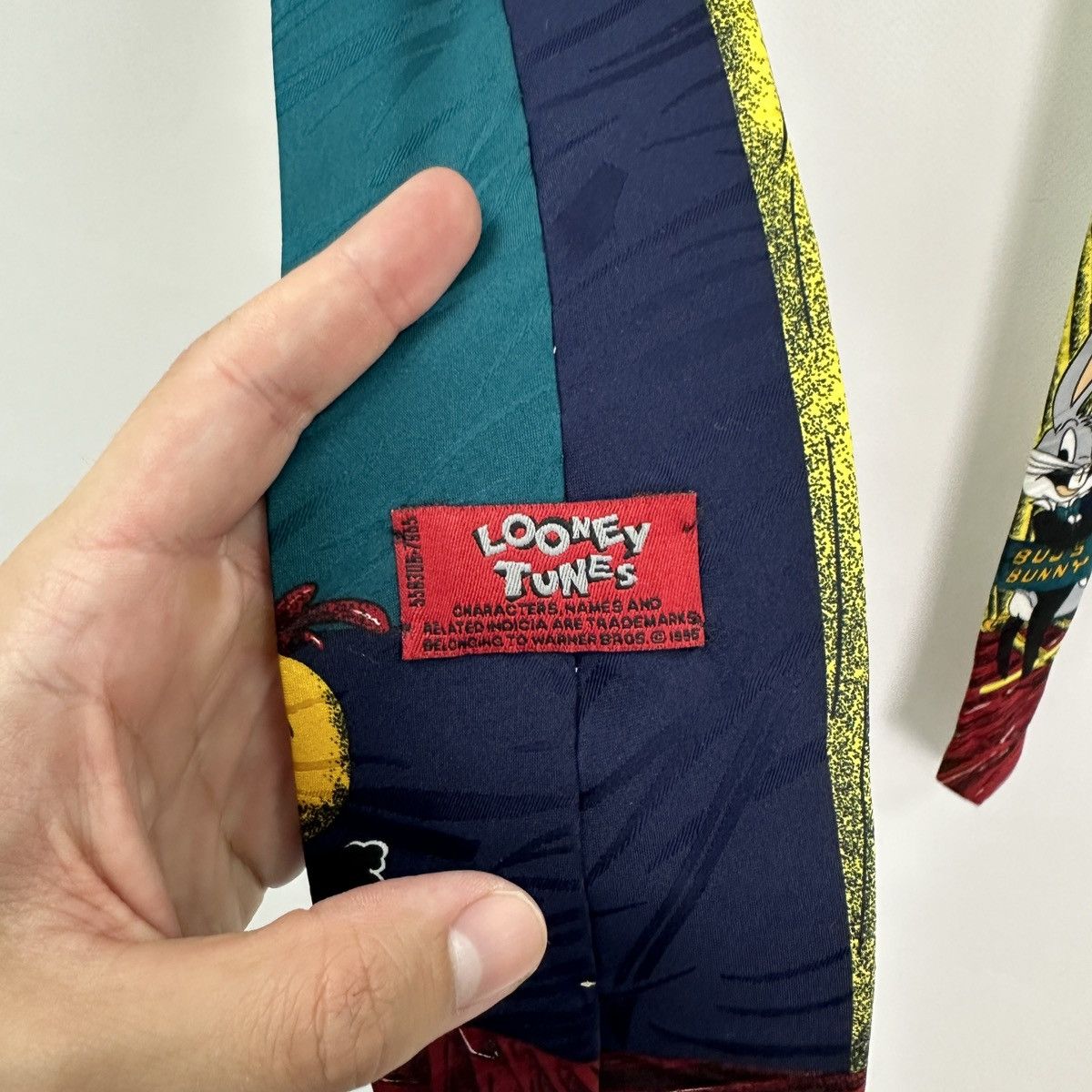 Vintage Vintage 90s 1995 Looney Tunes Bugs Bunny producer tie humor Size ONE SIZE - 5 Thumbnail