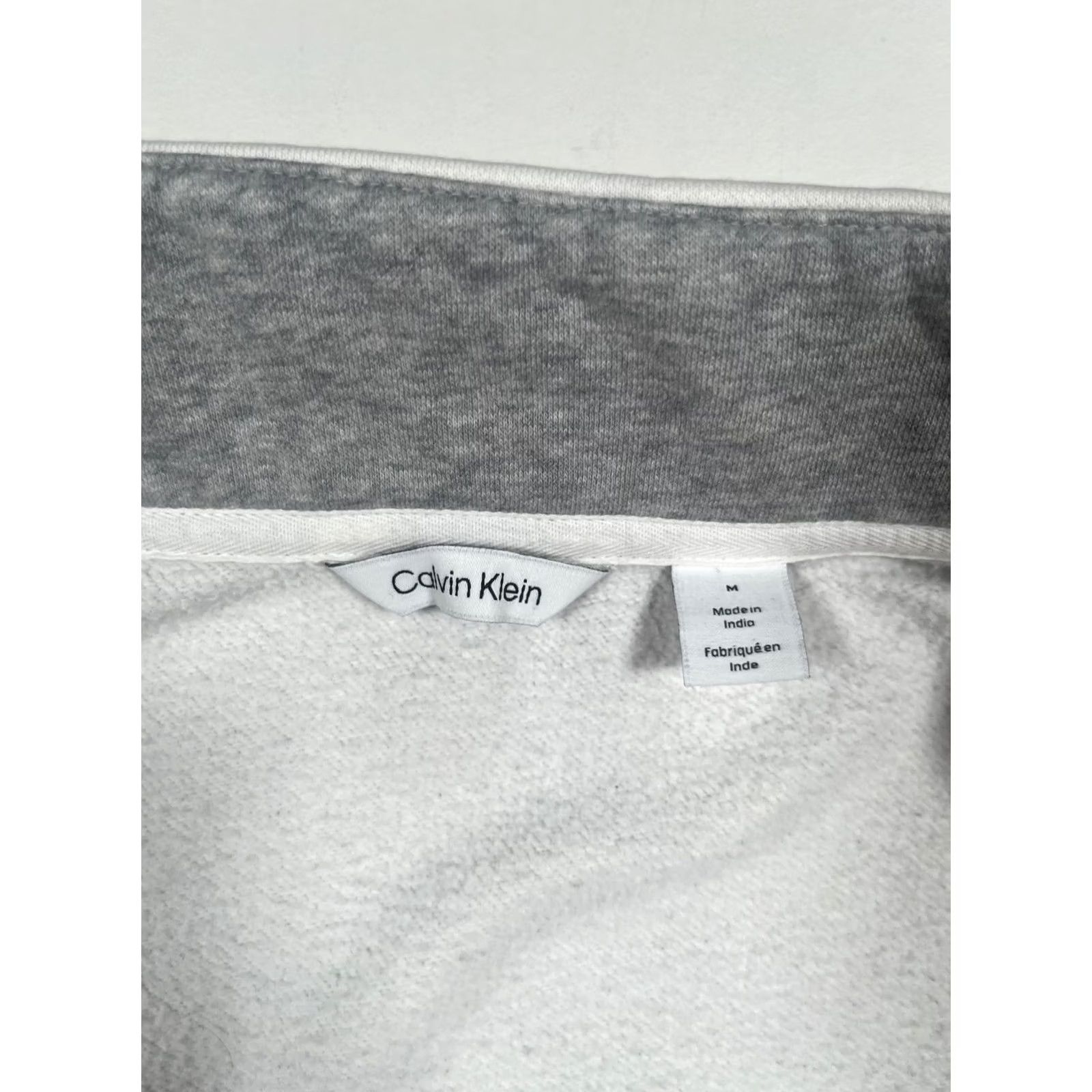 Calvin Klein Calvin Klein Jacket M Gray Colorblock Full Zip Track Logo Unisex Adults Regular Cotton Blend Size US M / EU 48-50 / 2 - 3 Thumbnail