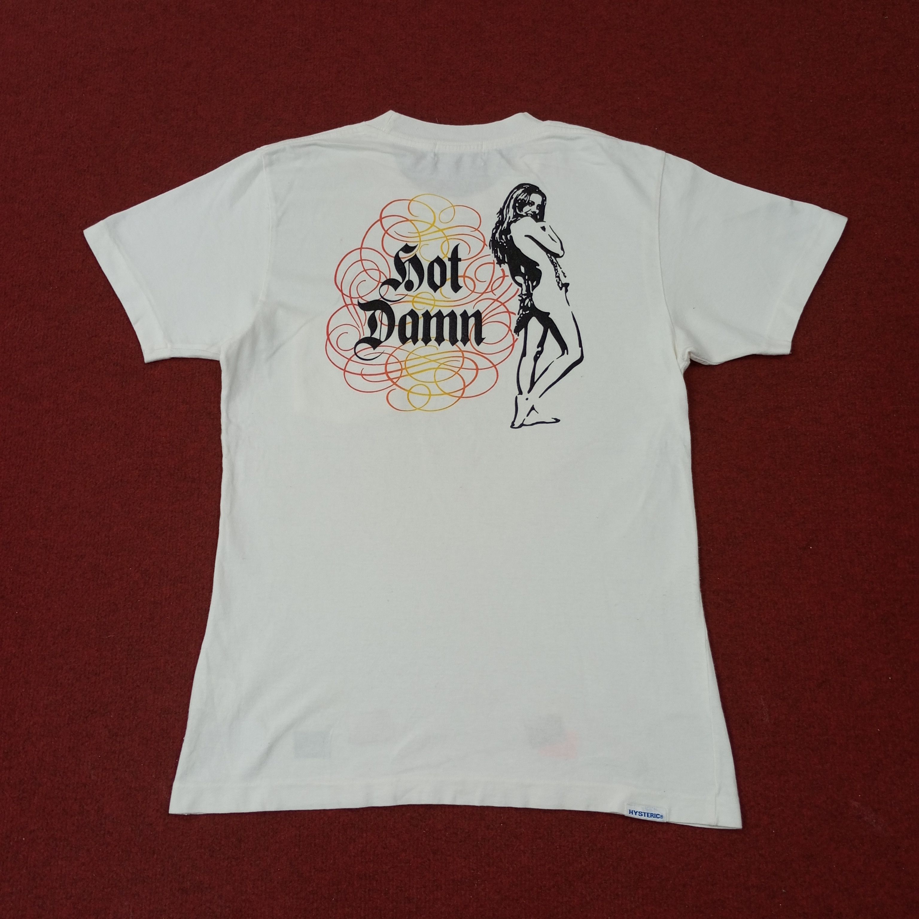 Hysteric Glamour Hysteric Glamour Hot Damn Japanese Brand Tshirt c223n3 Size US M / EU 48-50 / 2 - 1 Thumbnail