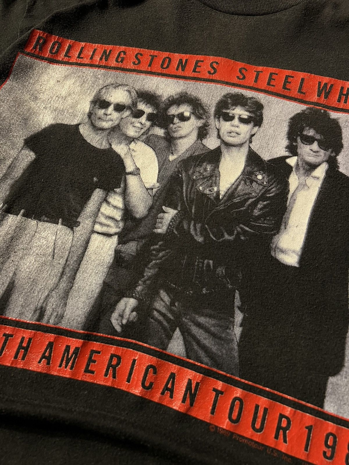 Band Tees × The Rolling Stones × Vintage THE ROLLING STONE VINTAGE, THE NORTH AMERICAN TOUR 89 Size US M / EU 48-50 / 2 - 4 Thumbnail