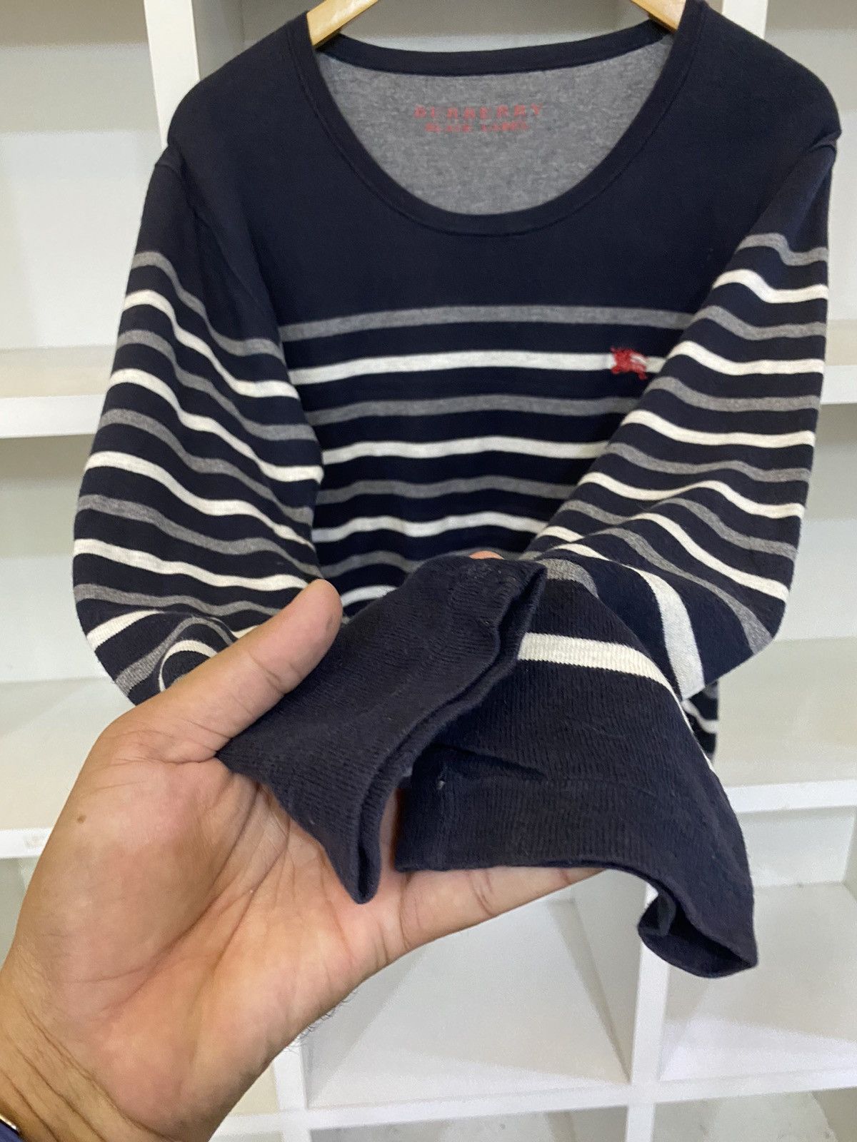 Burberry Burberry Black Label Stripe Sweatshirt Size M / US 6-8 / IT 42-44 - 6 Thumbnail