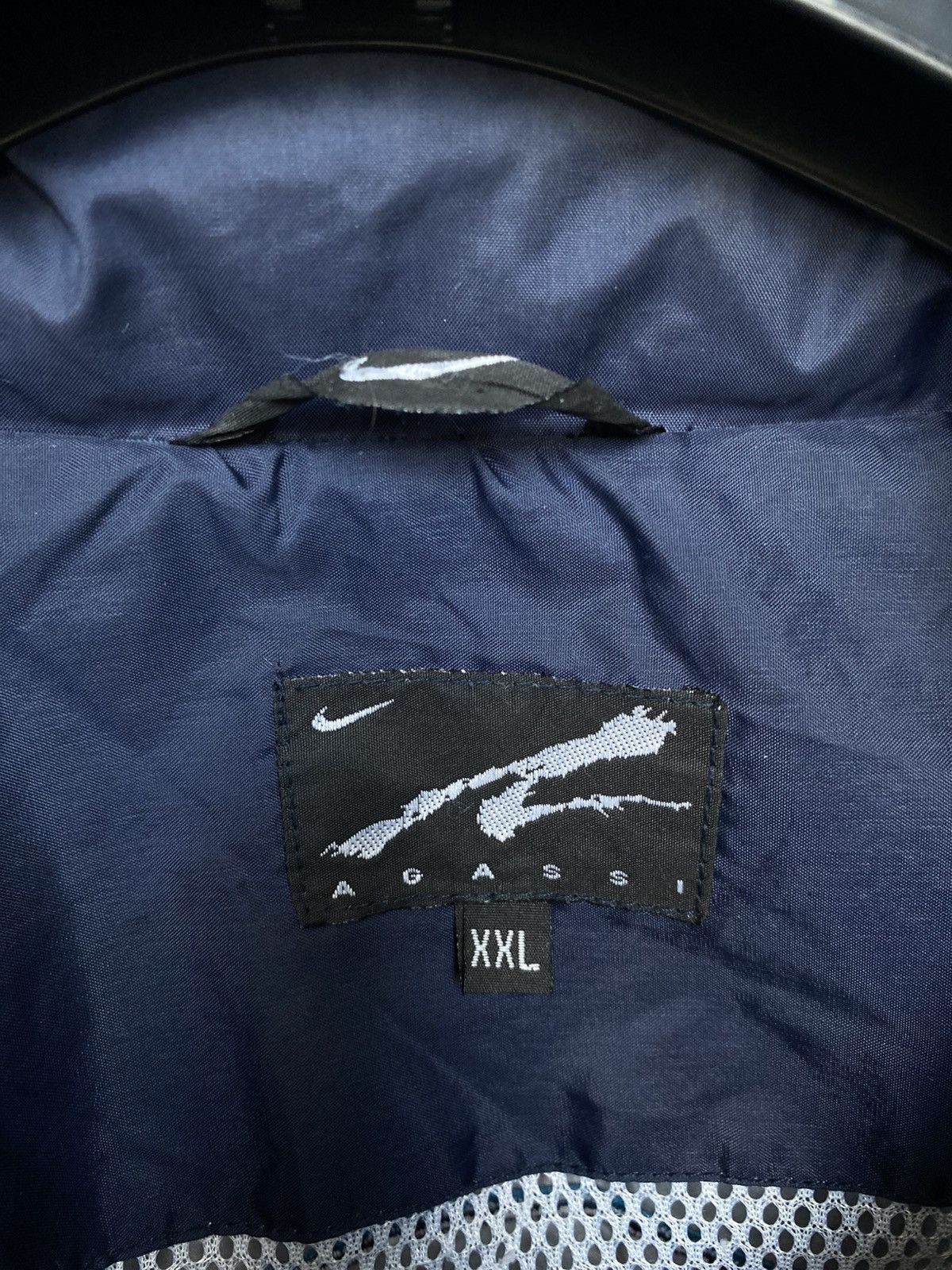 Nike × Vintage Nike Jacket Mens Large Blue Vintage Agassi Challenge Court Size US XL / EU 56 / 4 - 10 Thumbnail