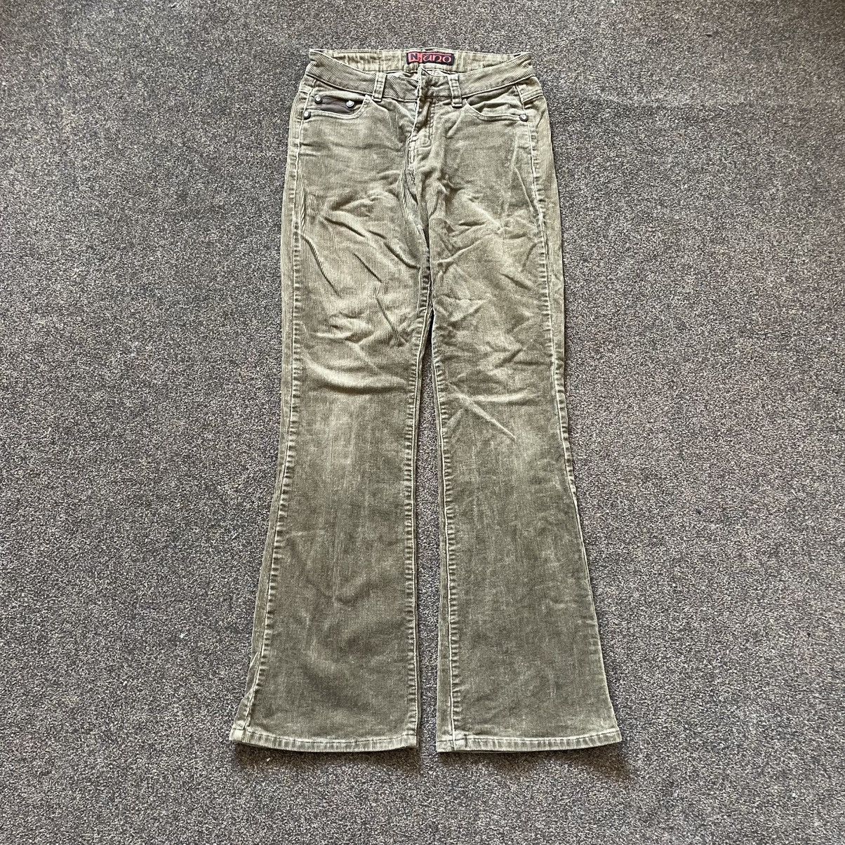 Vintage Vintage Y2K Baggy Wide Leg Cargo Pants Grunge Skater Logo 33 Size 33" - 1 Thumbnail