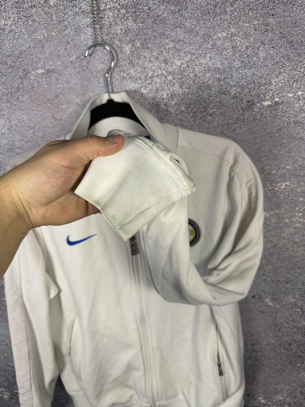Nike × Vintage Nike Inter Milan 2009/10 Zip Up Training Track Jacket Small Size US S / EU 44-46 / 1 - 17 Thumbnail