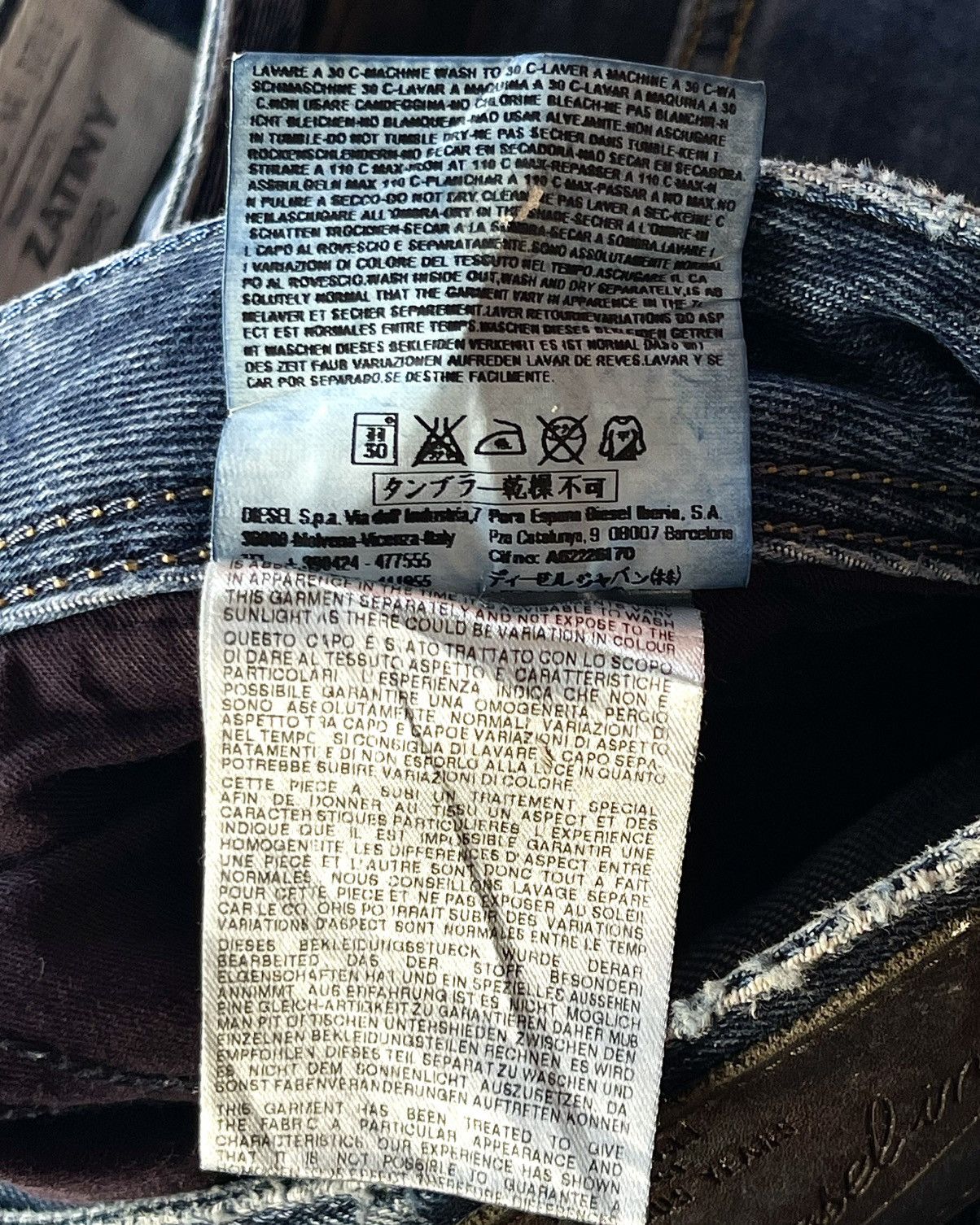 Diesel Diesel Zainty Boot Cut Flared Size US 33 - 6 Thumbnail