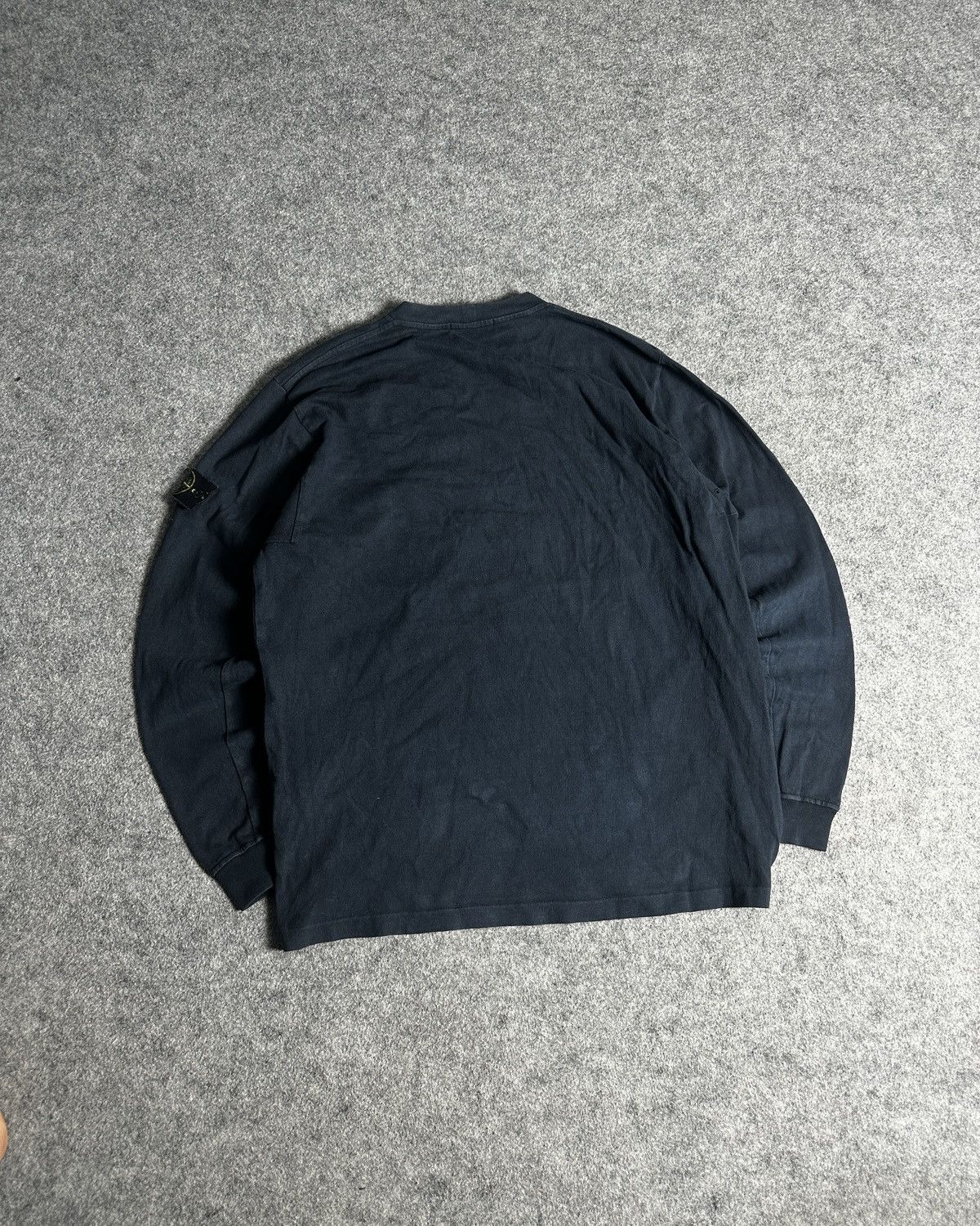 Stone Island Stone Island Navy Compass Badge Long Sleeve Sweatshirt. Size US L / EU 52-54 / 3 - 10 Thumbnail