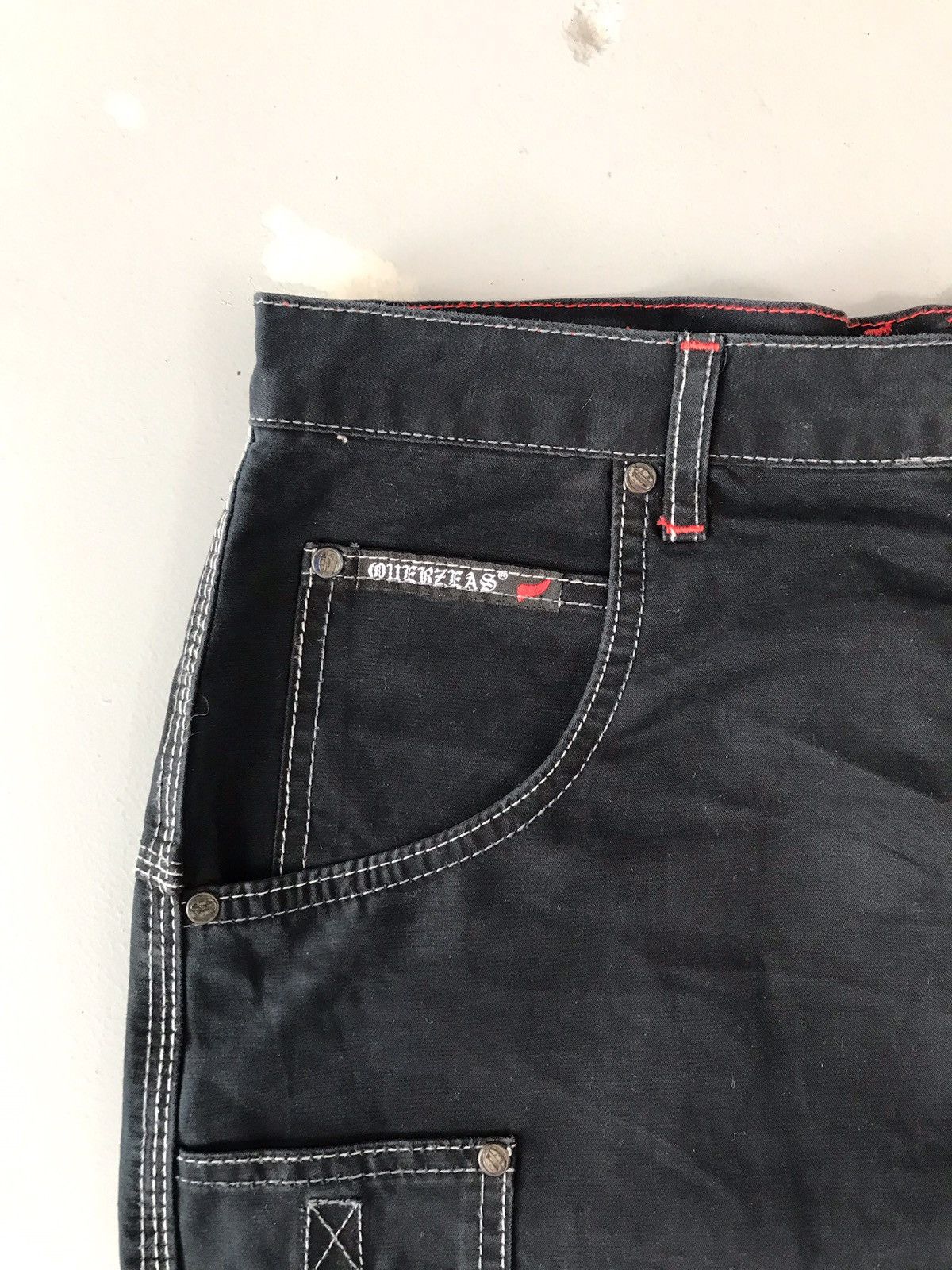JNCO × Southpole × Vintage Vintage oierzeas spell out embroidered denim Size US 35 - 9 Thumbnail