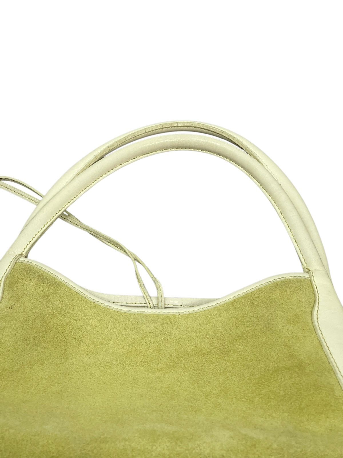 Leather Suede Leather Natural Beauty Basic Crescent Hand Bag 1🟩3 Size ONE SIZE - 19 Thumbnail