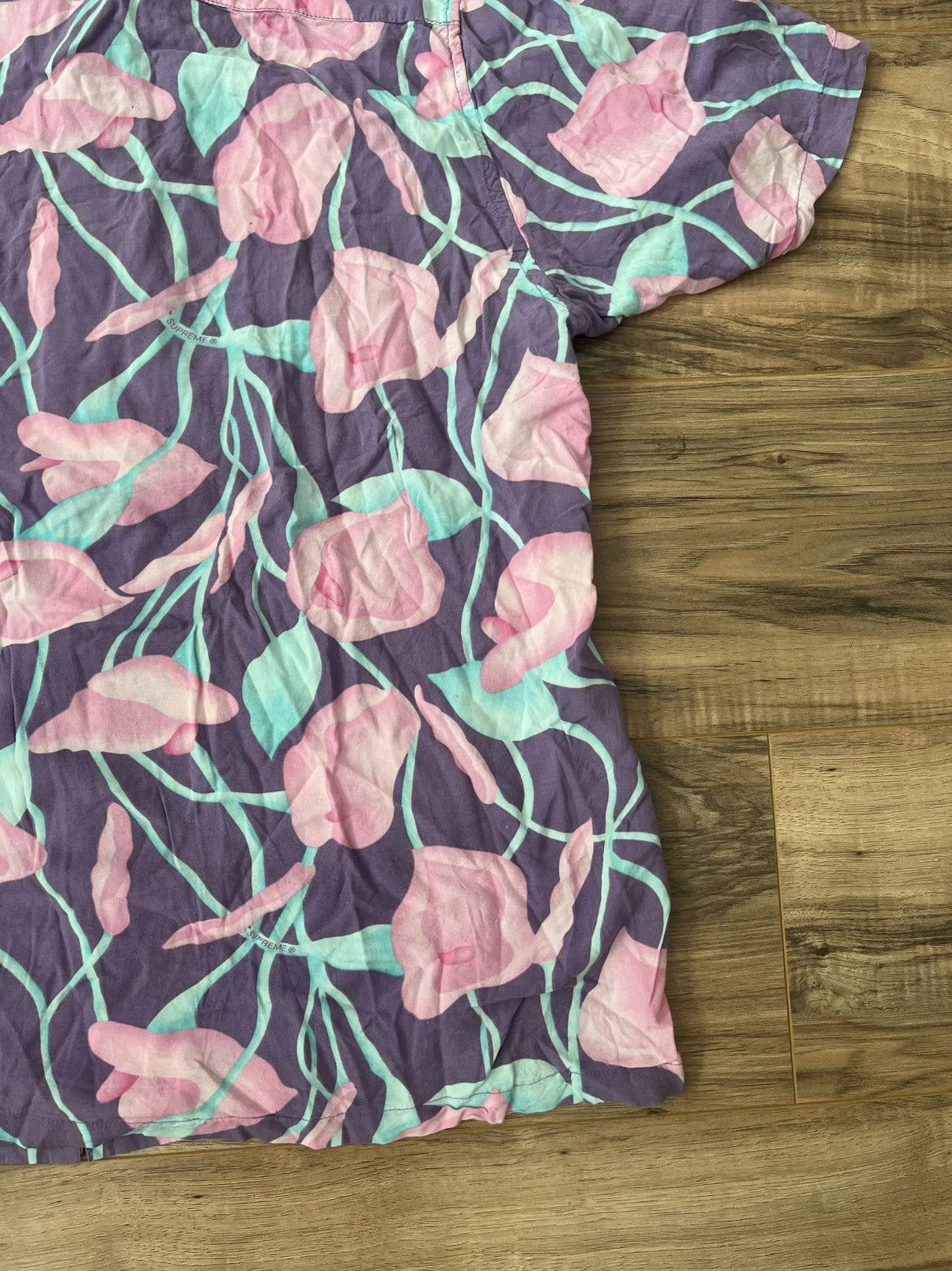 Supreme Supreme Lily Rayon Shirt Size US XL / EU 56 / 4 - 12 Thumbnail