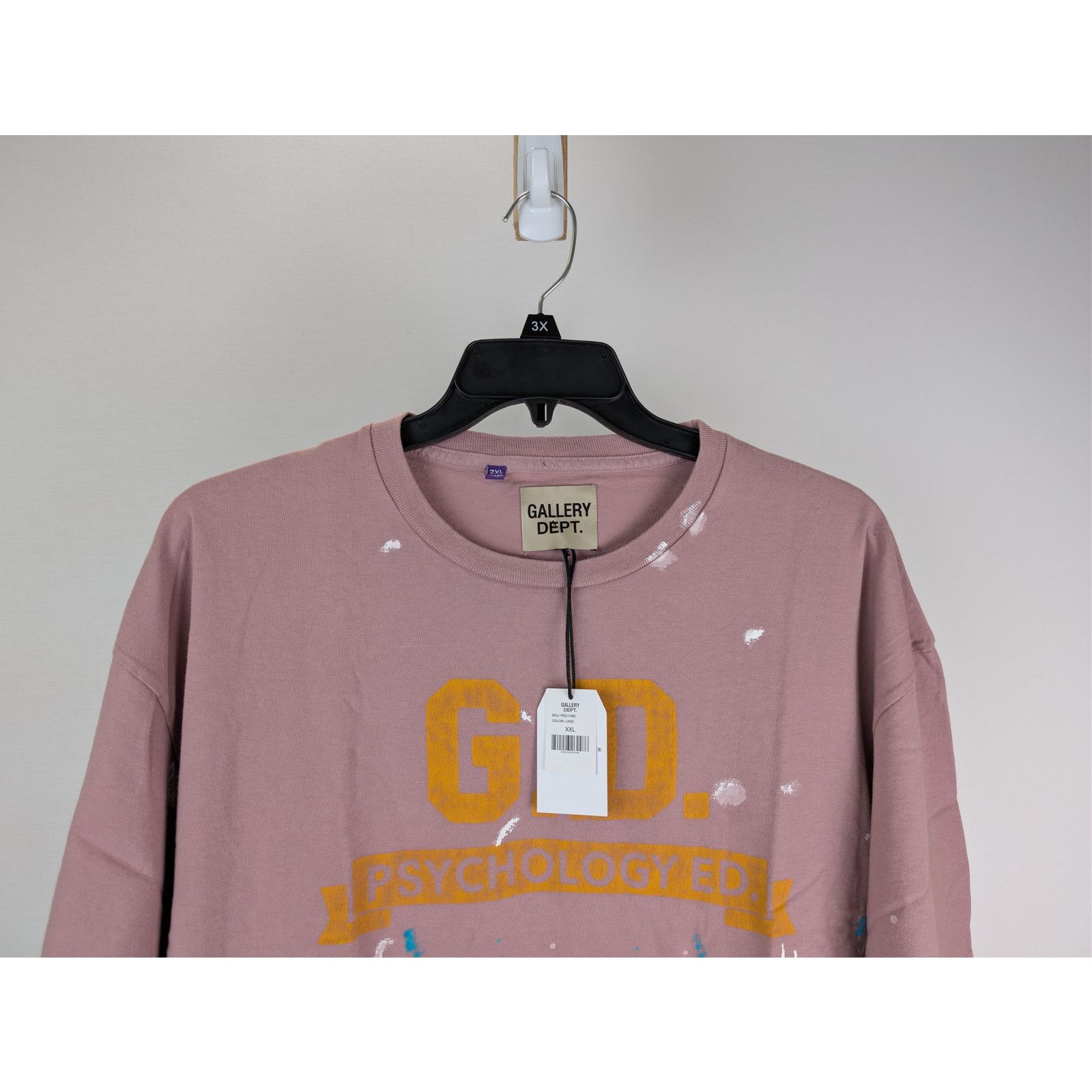 Gallery Dept. o1rshd1 Psychology Ed paint-splattered cotton-jersey T-shirt Size US XXL / EU 58 / 5 - 3 Thumbnail