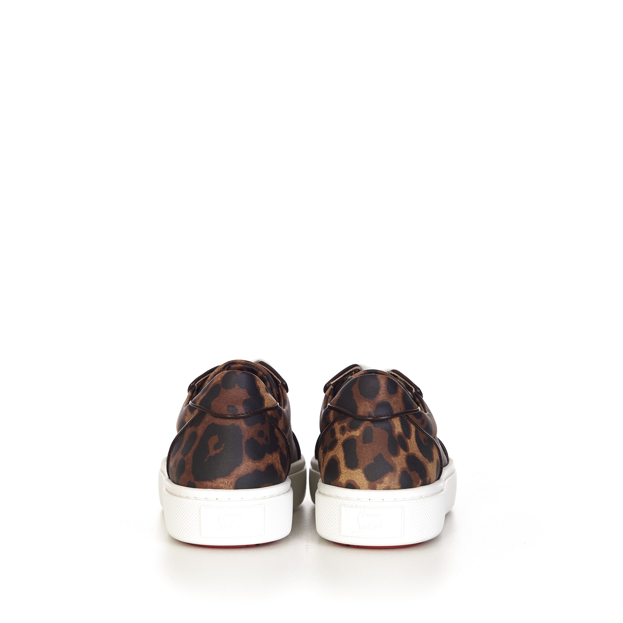 Christian Louboutin Lowtop Sneakers Vieirissima Orlato In Leopard Pattern Size US 5.5 / IT 35.5 - 6 Thumbnail