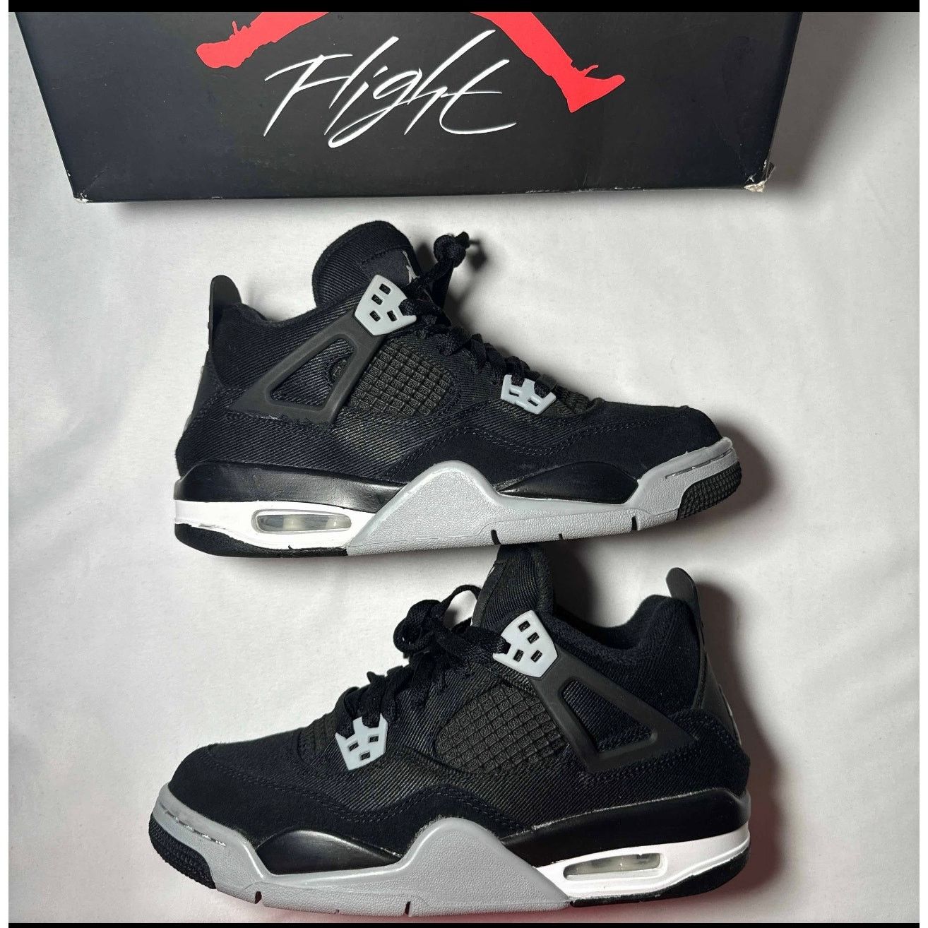 Jordan Brand × Nike Size 6 - Air Jordan 4 Retro SE GS Black Canvas Men's Shoes Size US 6 / EU 39 - 2 Thumbnail