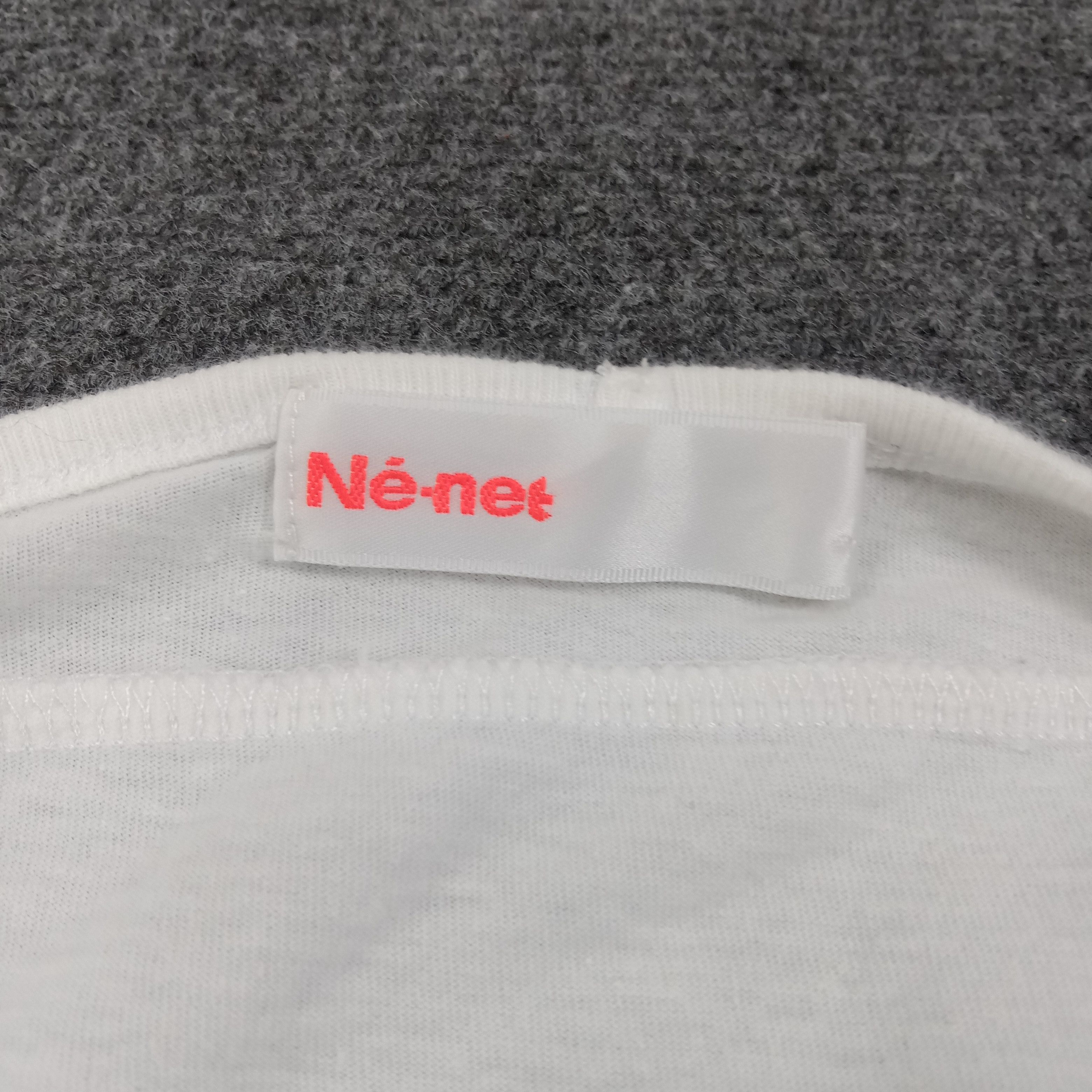 Issey Miyake × Ne-Net × Vintage Ne-Net by Issey Miyake Japanese Designer Tshirt Size L / US 10 / IT 46 - 5 Thumbnail