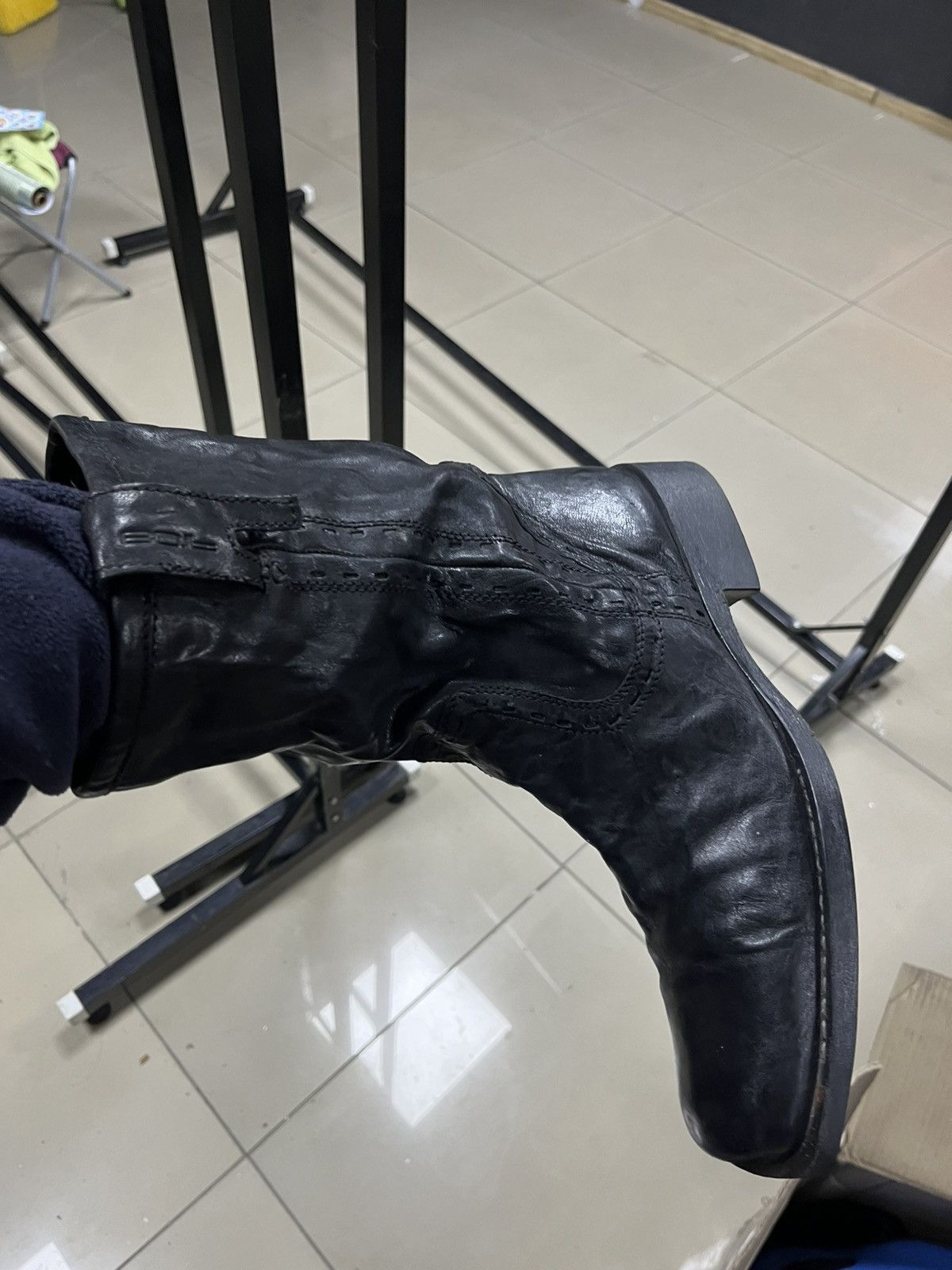 Vintage leather cowboy boots Size US 10.5 / EU 43-44 - 4 Thumbnail