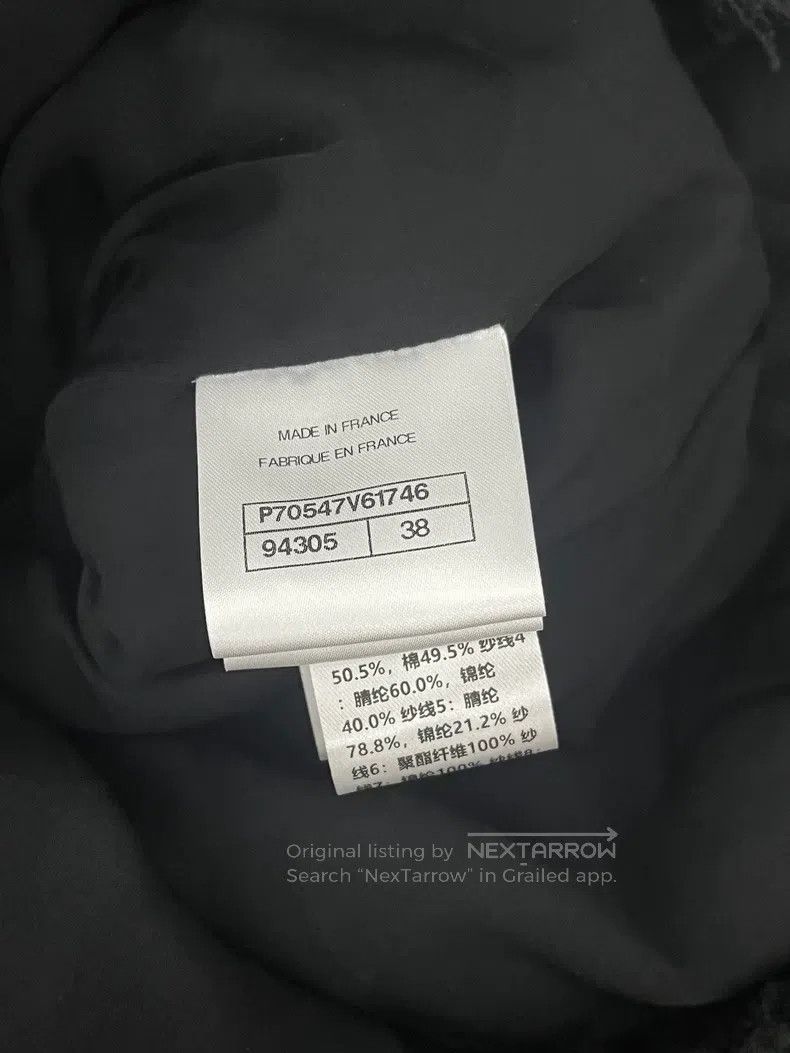 Chanel Chanel 21S spring black tassel four-pocket jacket Size XS / US 0-2 / IT 36-38 - 5 Thumbnail
