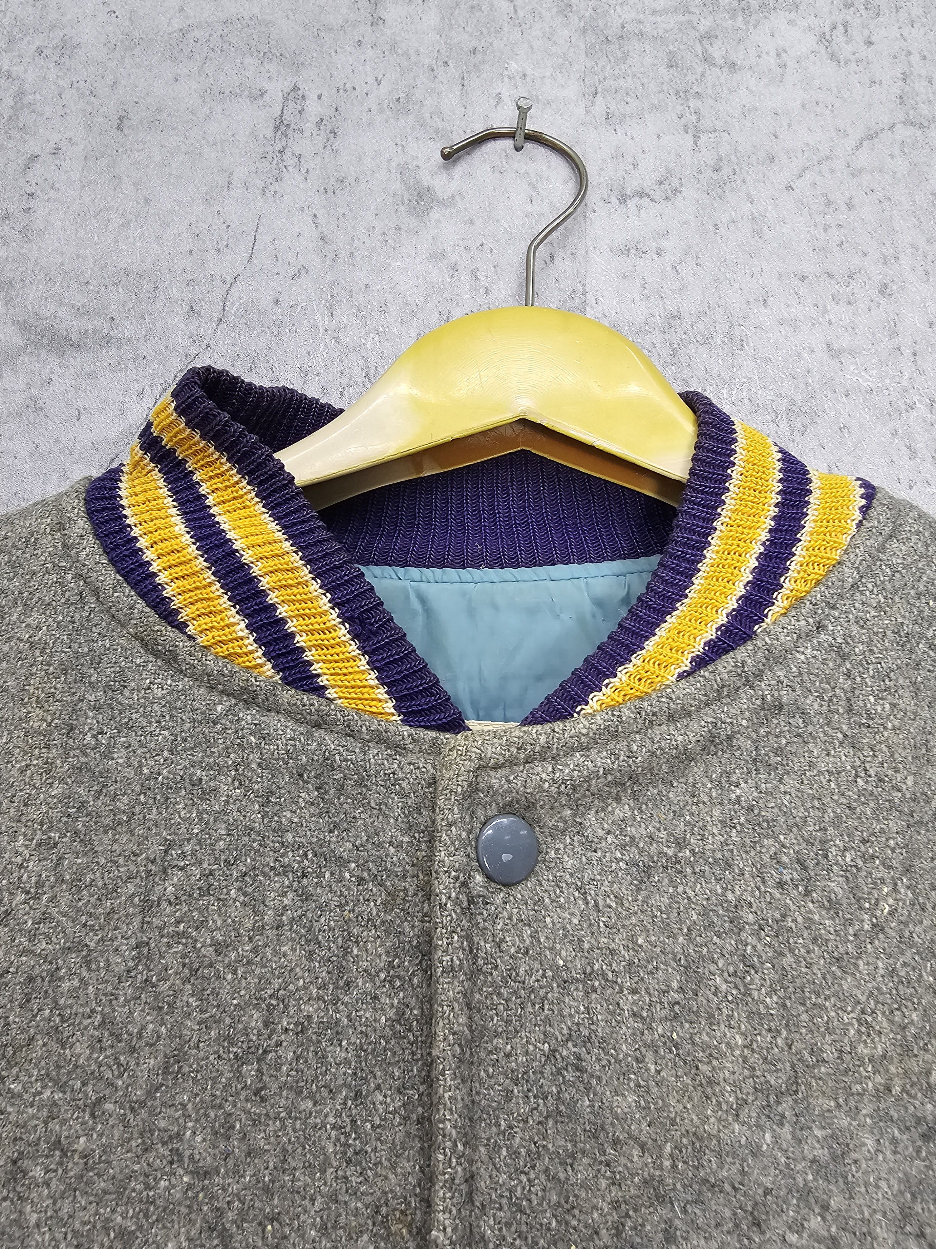 Other Vintage 80's HATCHERS Wool Leather Varsity Jacket J0097 Size US XL / EU 56 / 4 - 9 Thumbnail