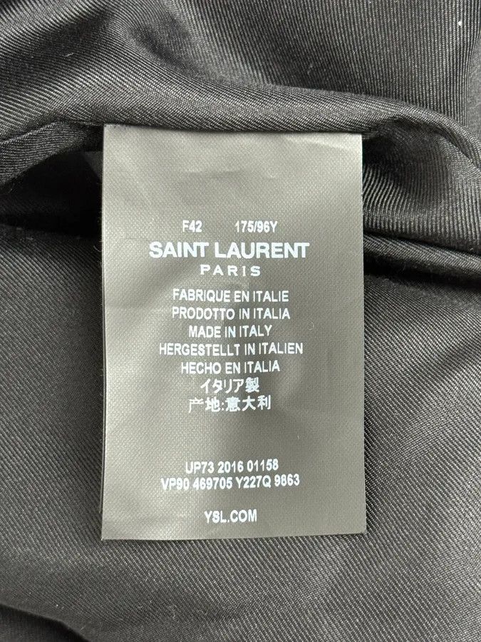 Saint Laurent Paris SS2017 Saint Laurent Persan Embellished Bomber Jacket Size S / US 4 / IT 40 - 16 Thumbnail