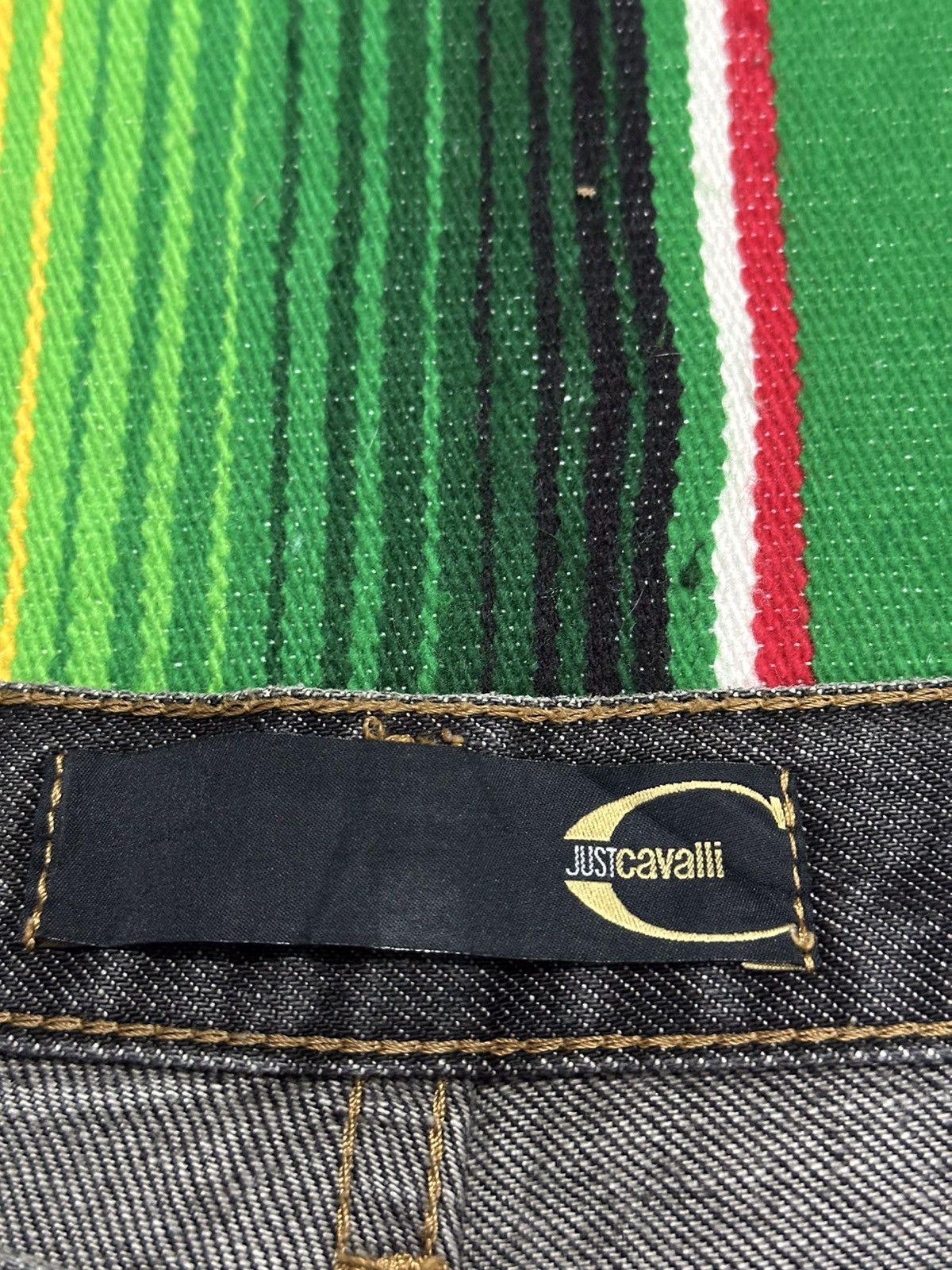 Kapital 💥 Flare Bootcut💥 Just Cavali Distress Design💥 Size US 30 / EU 46 - 6 Thumbnail
