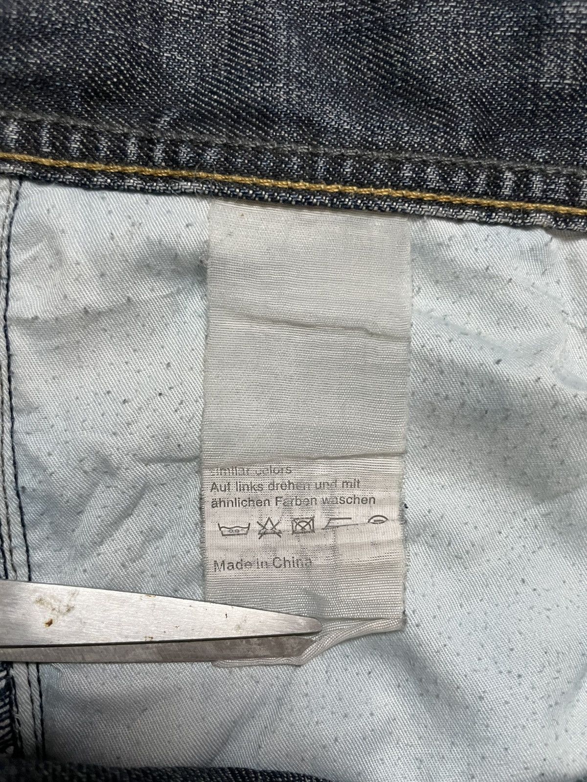 Freeman T. Porter Vintage Freeman T.Porter Faded Distressed Dark Jeans Size US 34 / EU 50 - 10 Thumbnail