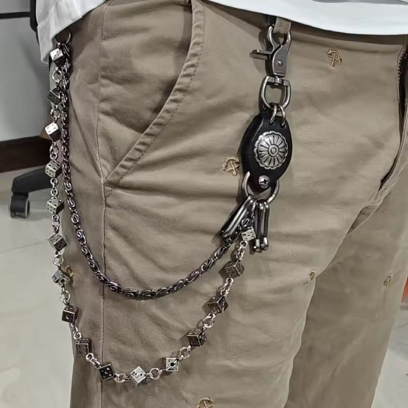 Jewelry Dice Chain Wallet Belt Chain Trousers Pants and jeans Size ONE SIZE - 3 Thumbnail