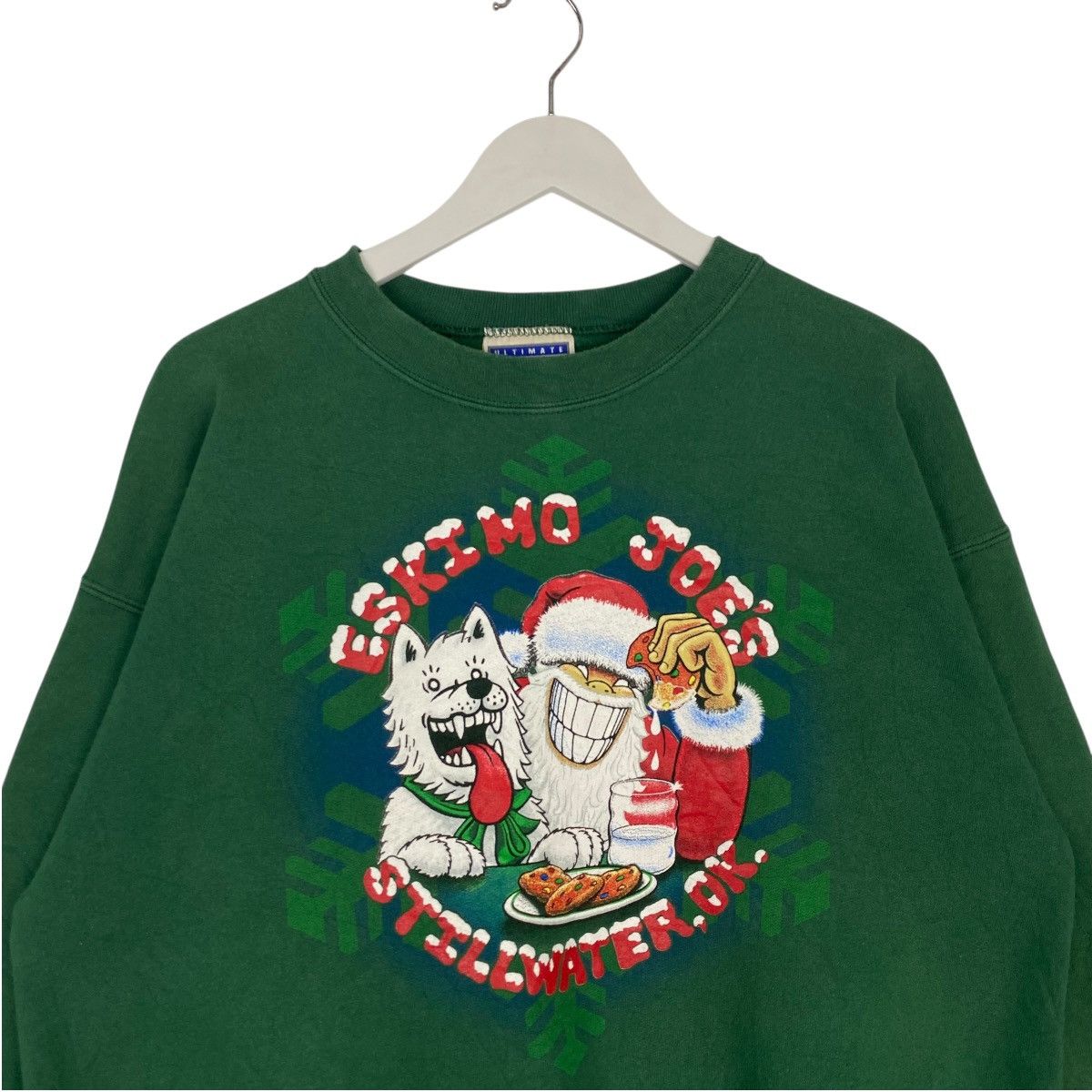 Other Vintage Hanes Republic Graphic Crewneck Sweatshirt Green Size US L / EU 52-54 / 3 - 4 Thumbnail