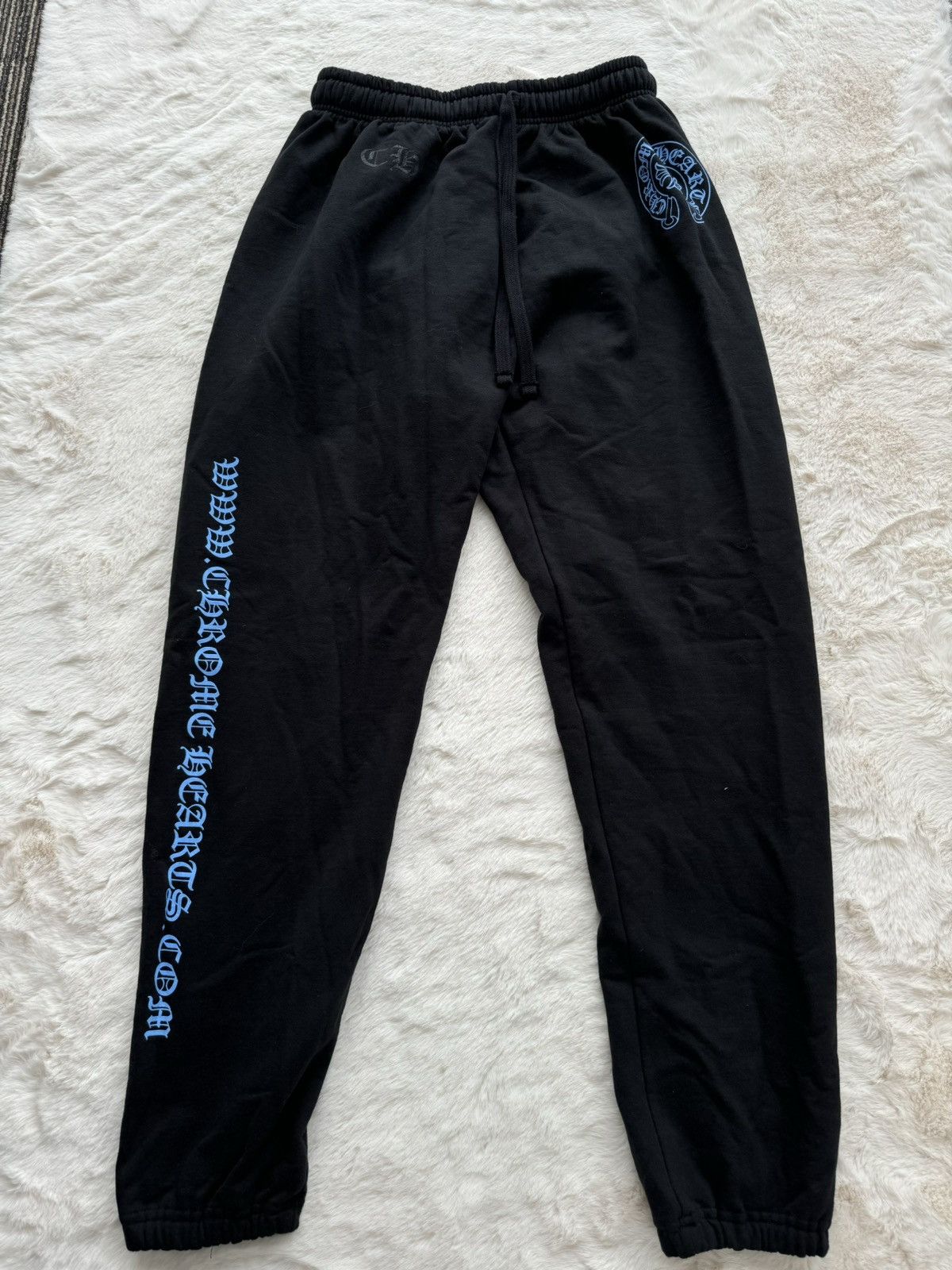 image of Chrome Hearts Online Exclusive Sweatpants in Black, Men's (Size 34)