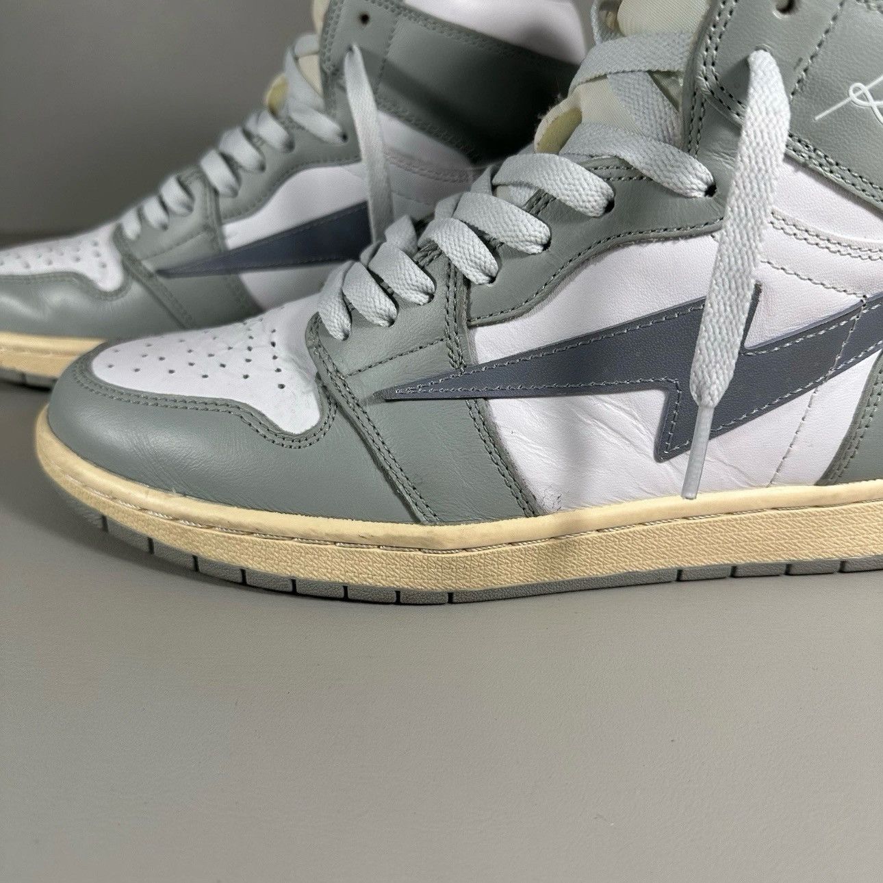 Reves Paris Rare Kool Kiy ‘85 Reves Paris Hi Cool Grey Sneakers Size US 10.5 / EU 43-44 - 2 Thumbnail