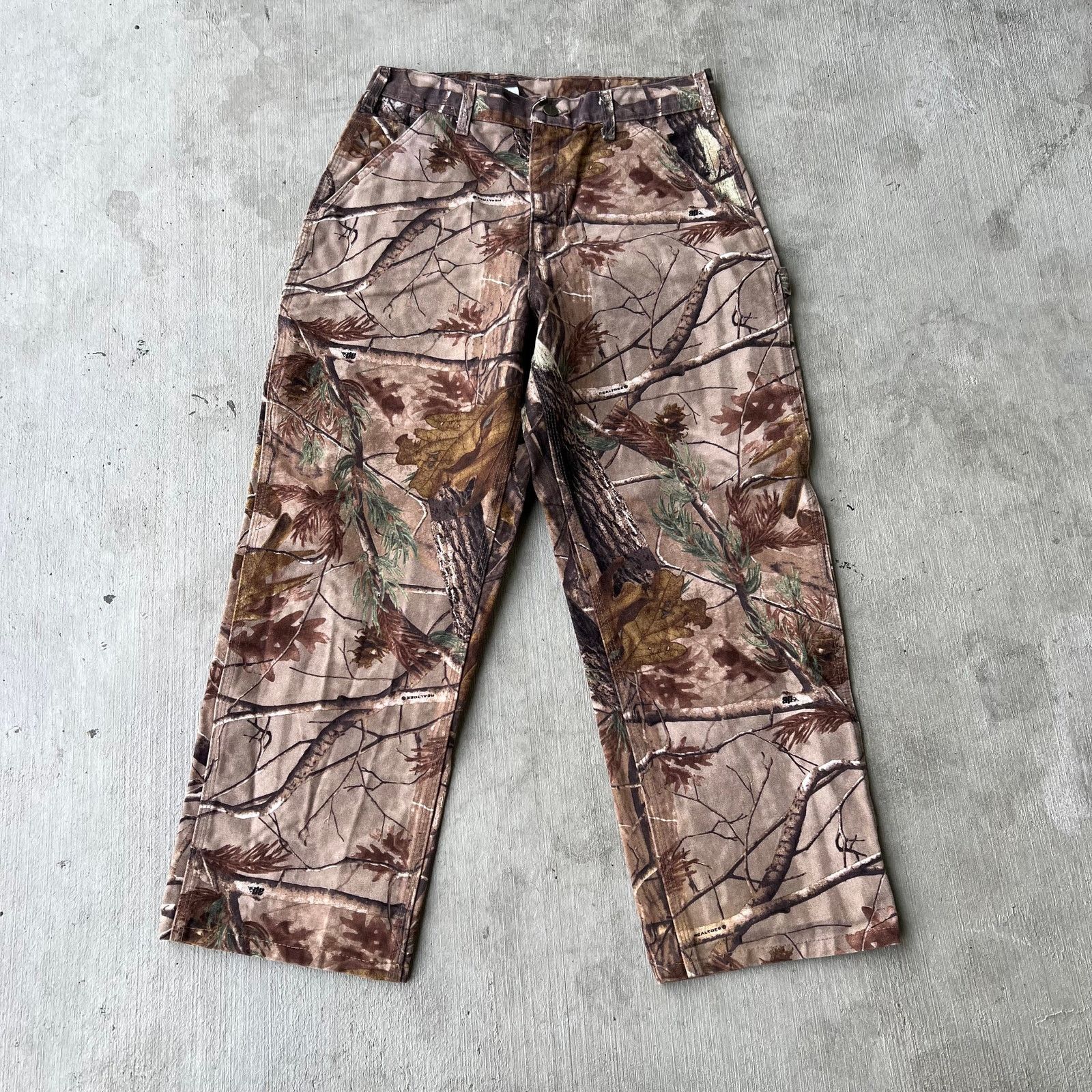 Carhartt × Vintage Carhartt Realtree camo double knee work wear carpenter pants Size US 31 - 4 Thumbnail