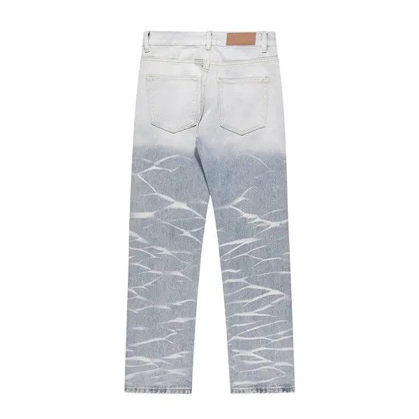 Vintage Nozomi x Kan fade washed pattern jeans Size US 30 / EU 46 - 5 Thumbnail