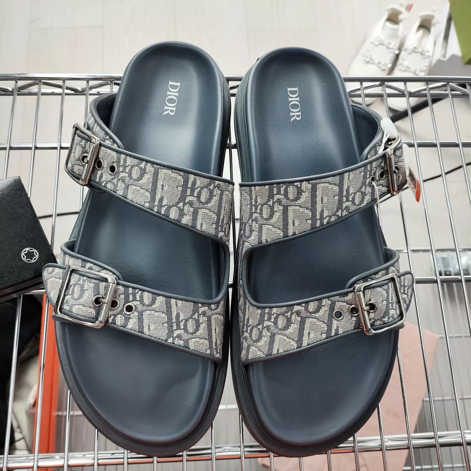 Dior Dior Oblique Blue Slipper 44 Size US 11 / EU 44 - 1 Thumbnail