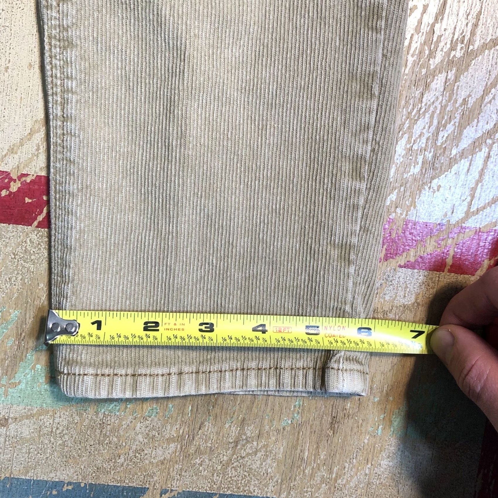 American Eagle Outfitters VINTAGE American Eagle Corduroy Pants Womens 00 Straight Jeans Tan 27.5 in Inseam 24 in Waist 00-27.5 5-Pocket Modern Retro Outdoor Womens Size 24" / US 00 / IT 34 - 7 Thumbnail