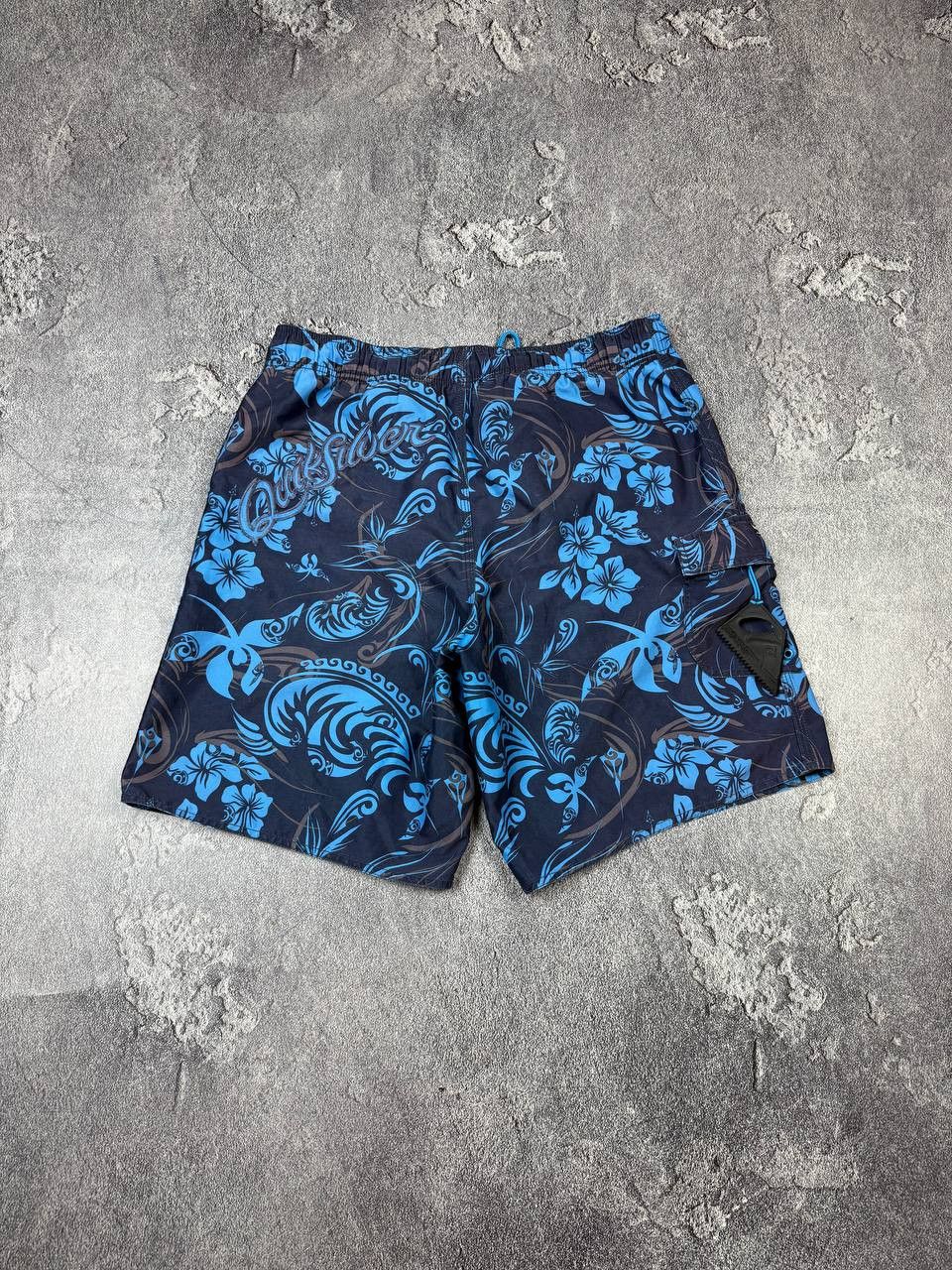 Quiksilver Y2K Quiksilver Tropic Blue Shorts Surf 2000s Size US 33 - 4 Thumbnail