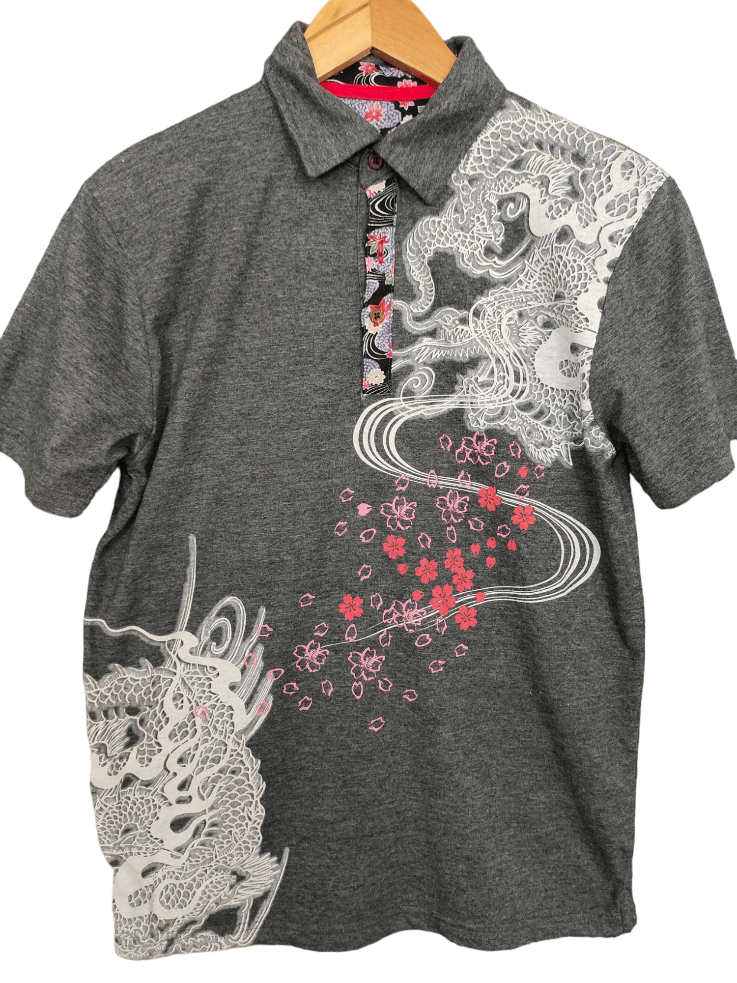 Karakuri Tamashii Vintage Sukajan Dragon Printed Shirt Karakuri Tamashi Y2k Size US M / EU 48-50 / 2 - 2 Thumbnail