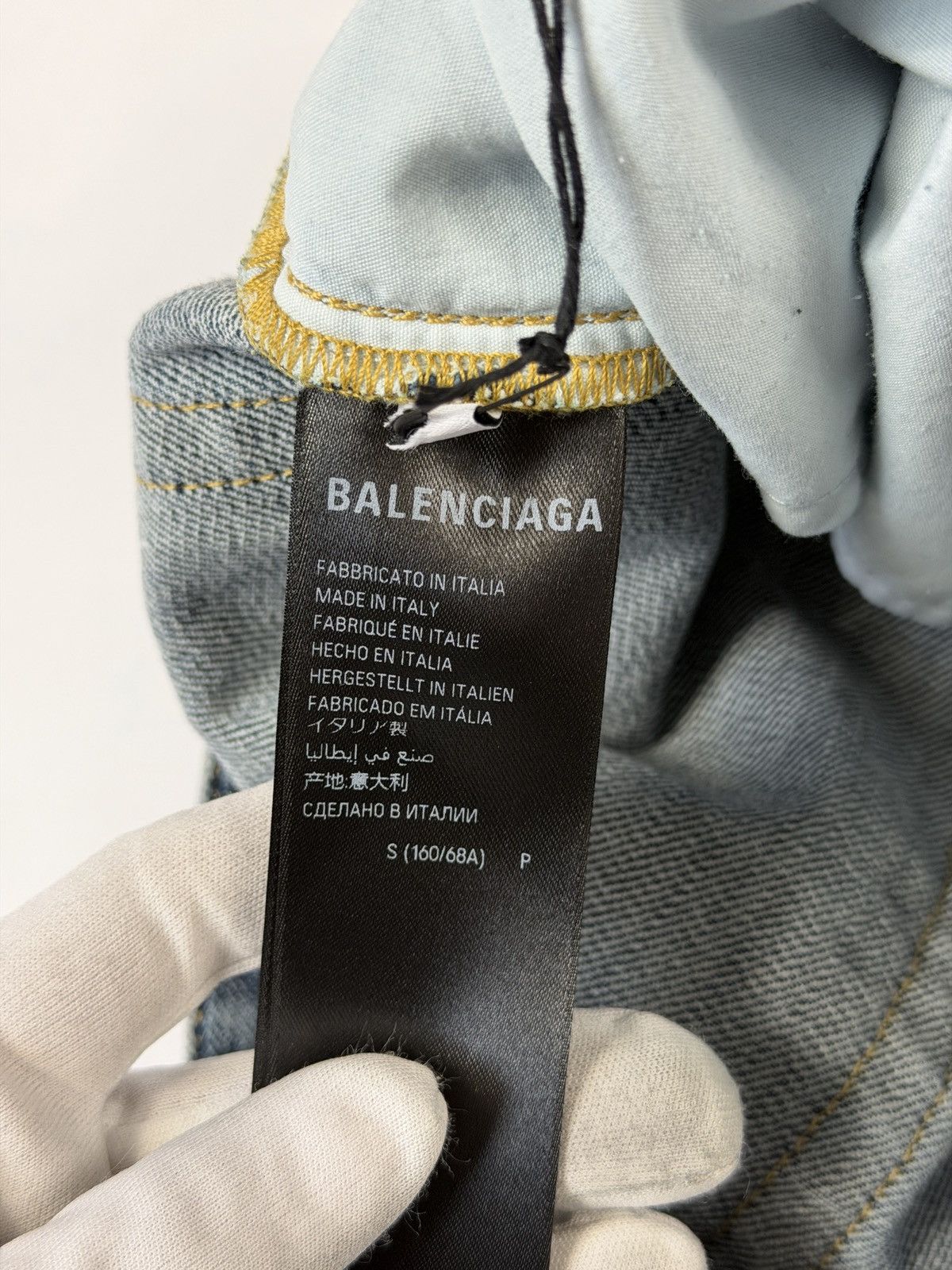 Balenciaga Balenciaga 50/50 Baggy & Flare Denim Pants Size US 30 / EU 46 - 12 Thumbnail