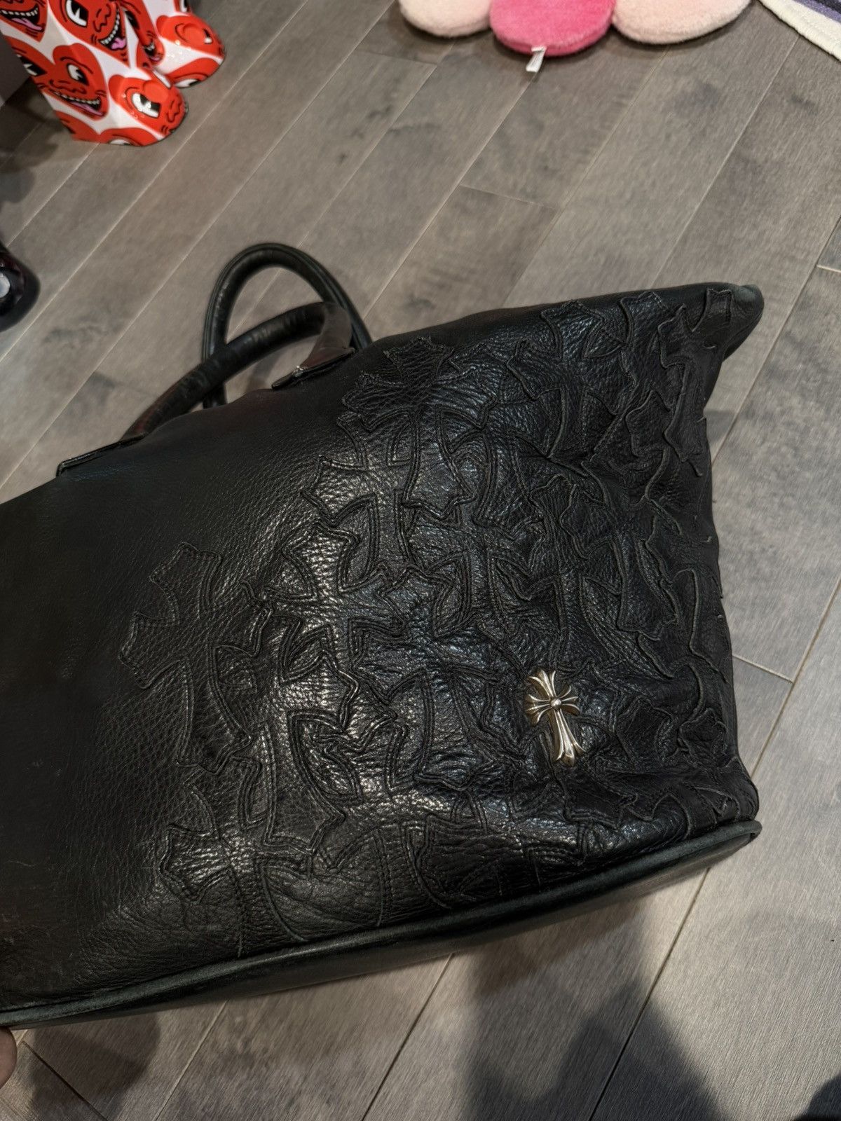 Chrome Hearts Chrome Hearrts 21 Patch Black Leather Bag Size ONE SIZE - 4 Thumbnail