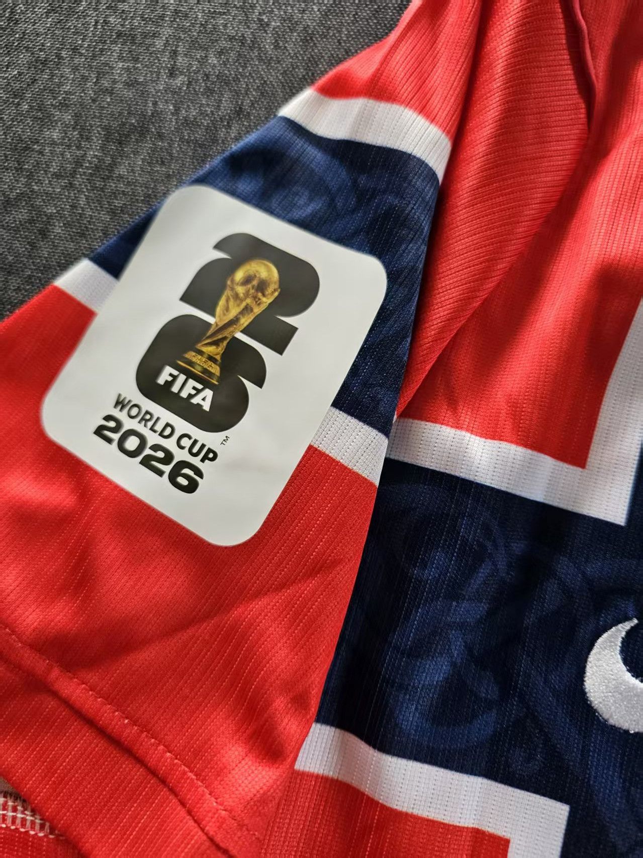 Other 2026 World Cup Norway #9 Erling Haaland Jersey Home Size US M / EU 48-50 / 2 - 4 Thumbnail