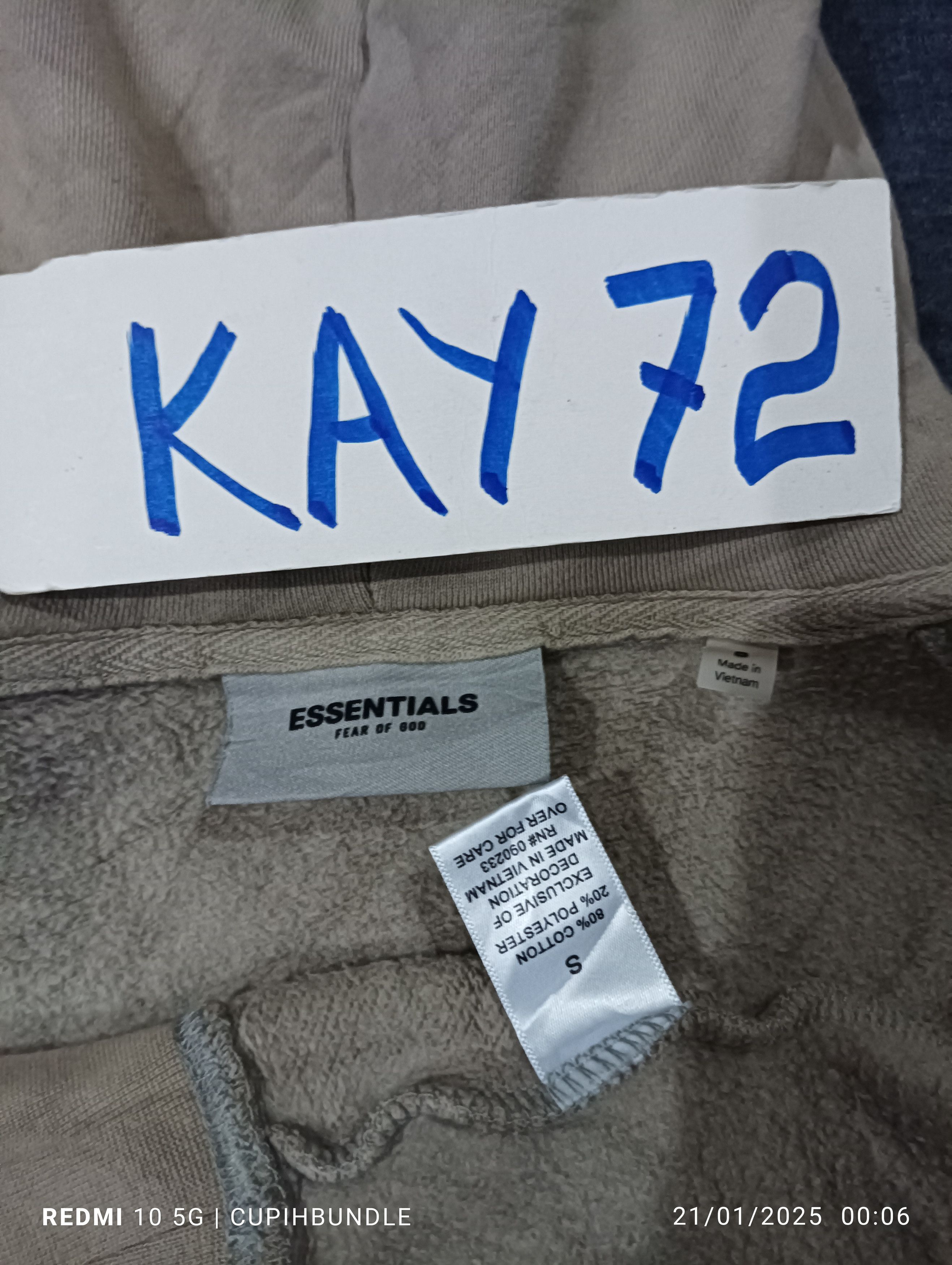 Essentials × Fear of God ESSENTIALS FEAR OF GOD HOODIE Size US S / EU 44-46 / 1 - 10 Thumbnail