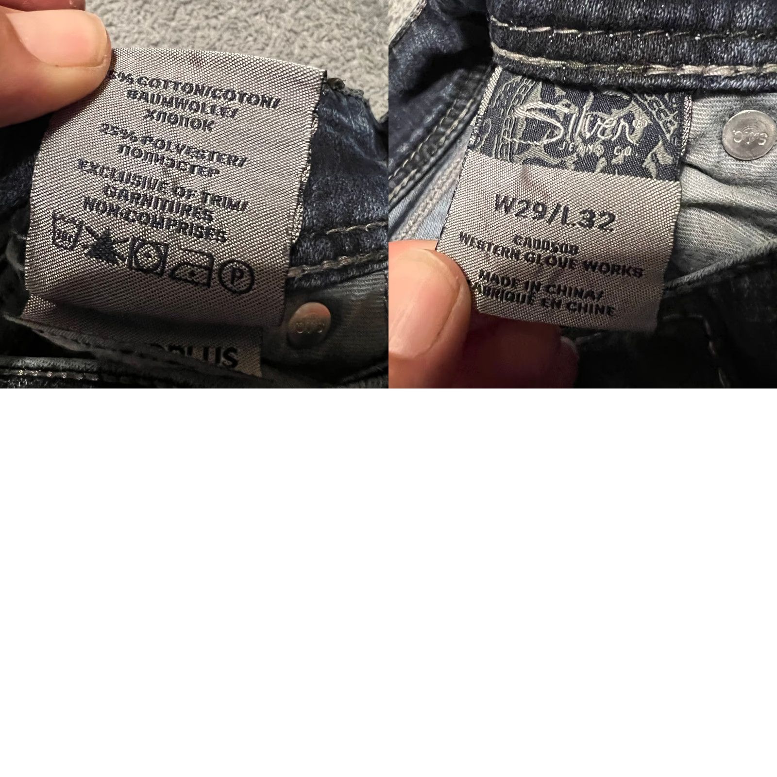 Silver Jeans Co. Silver Jeans Womens 29 x 32 Suki Surplus Western Blue Denim Pants Bootcut Womens Medium? Size 29" - 9 Thumbnail