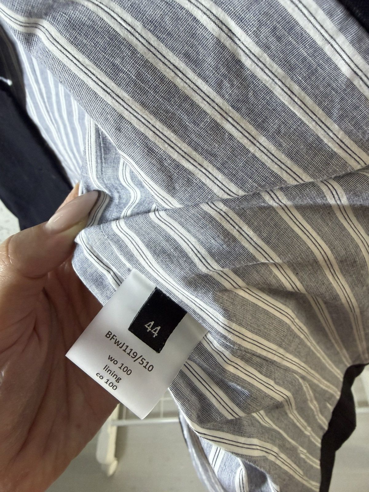 Bergfabel Bergfabel Pinstripe Blazer – Made in Italy Size M / US 6-8 / IT 42-44 - 4 Thumbnail