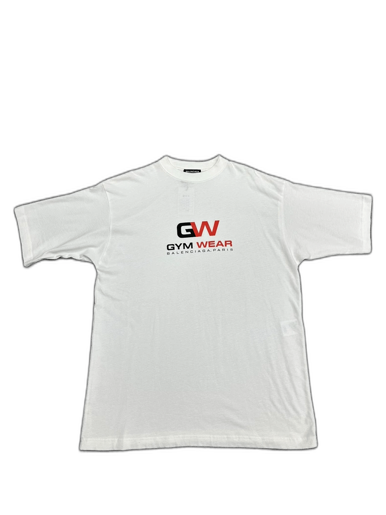 Balenciaga GW Letter Print Short Sleeve Tee