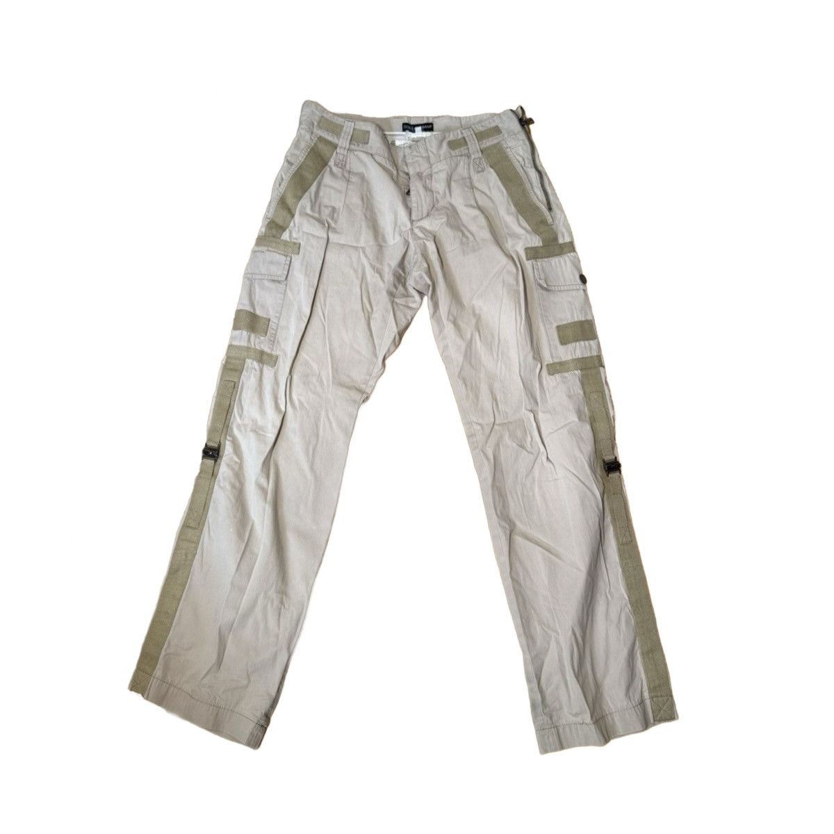 Dolce & Gabbana Dolce & Gabbana Cargo Strap Parachute Zipper BondagePants Size US 31 - 1 Thumbnail