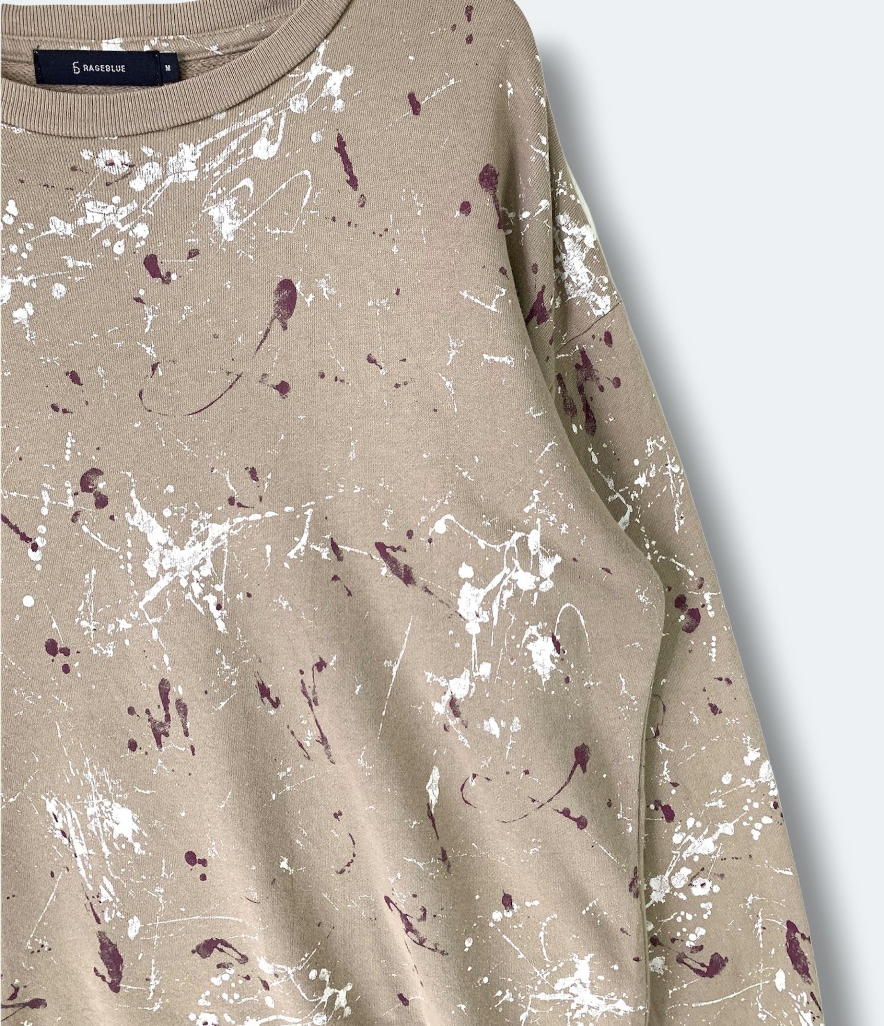 Rage blue painter pullover