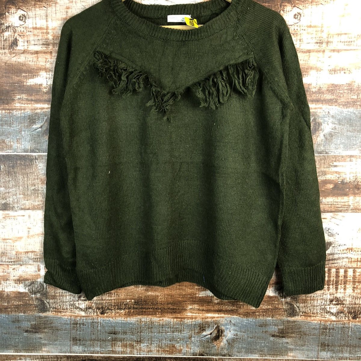 Homespun Knitwear × Japanese Brand Earth Music & Econology D.Green Knitwear #A2334 Size S / US 4 / IT 40 - 3 Thumbnail